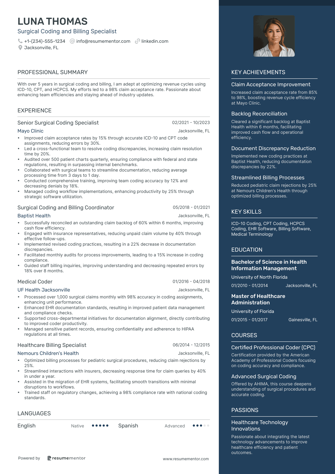 Surgical Coding and Billing Specialist
