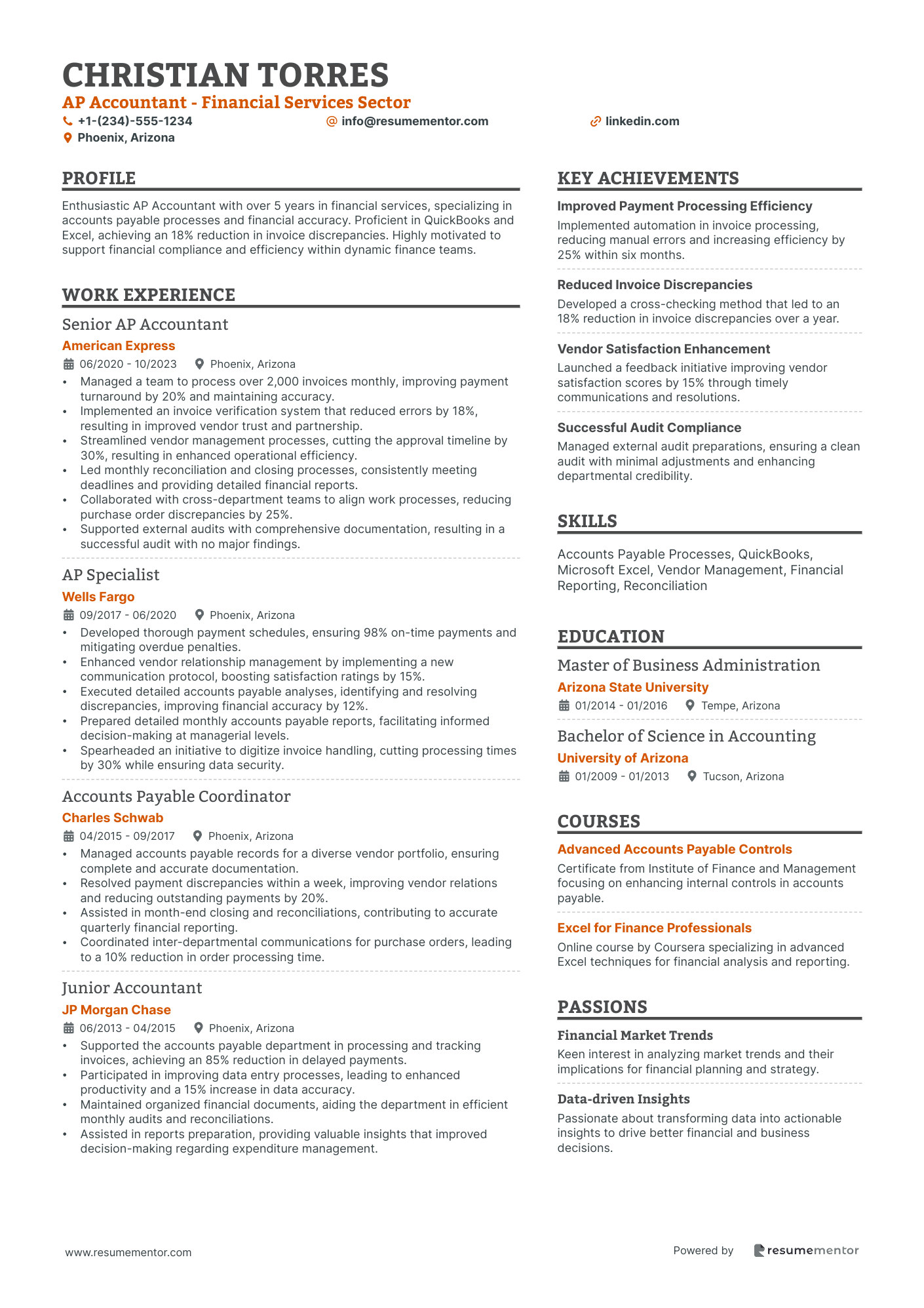 AP Accountant   Financial Services Sector