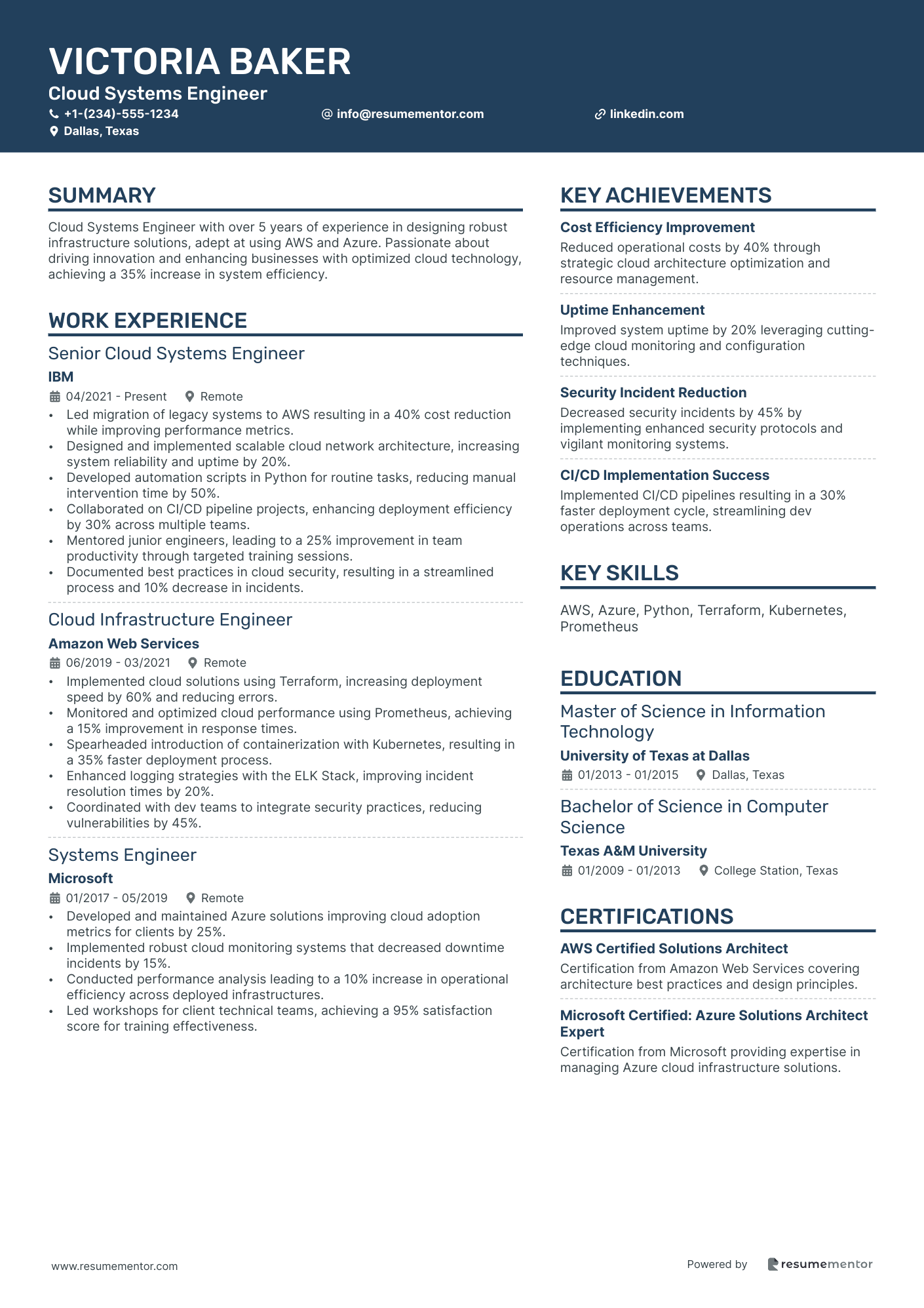 Cloud Systems Engineer