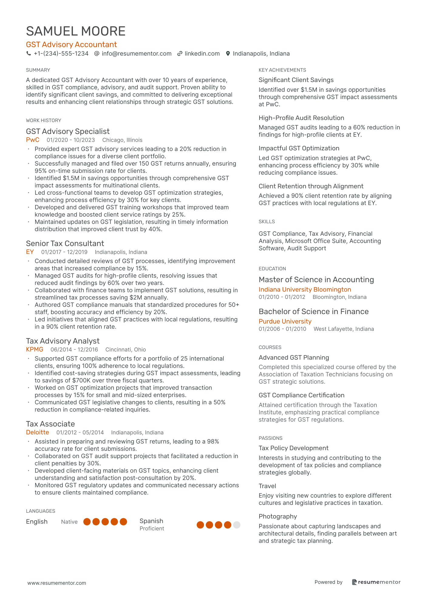 GST Advisory Accountant