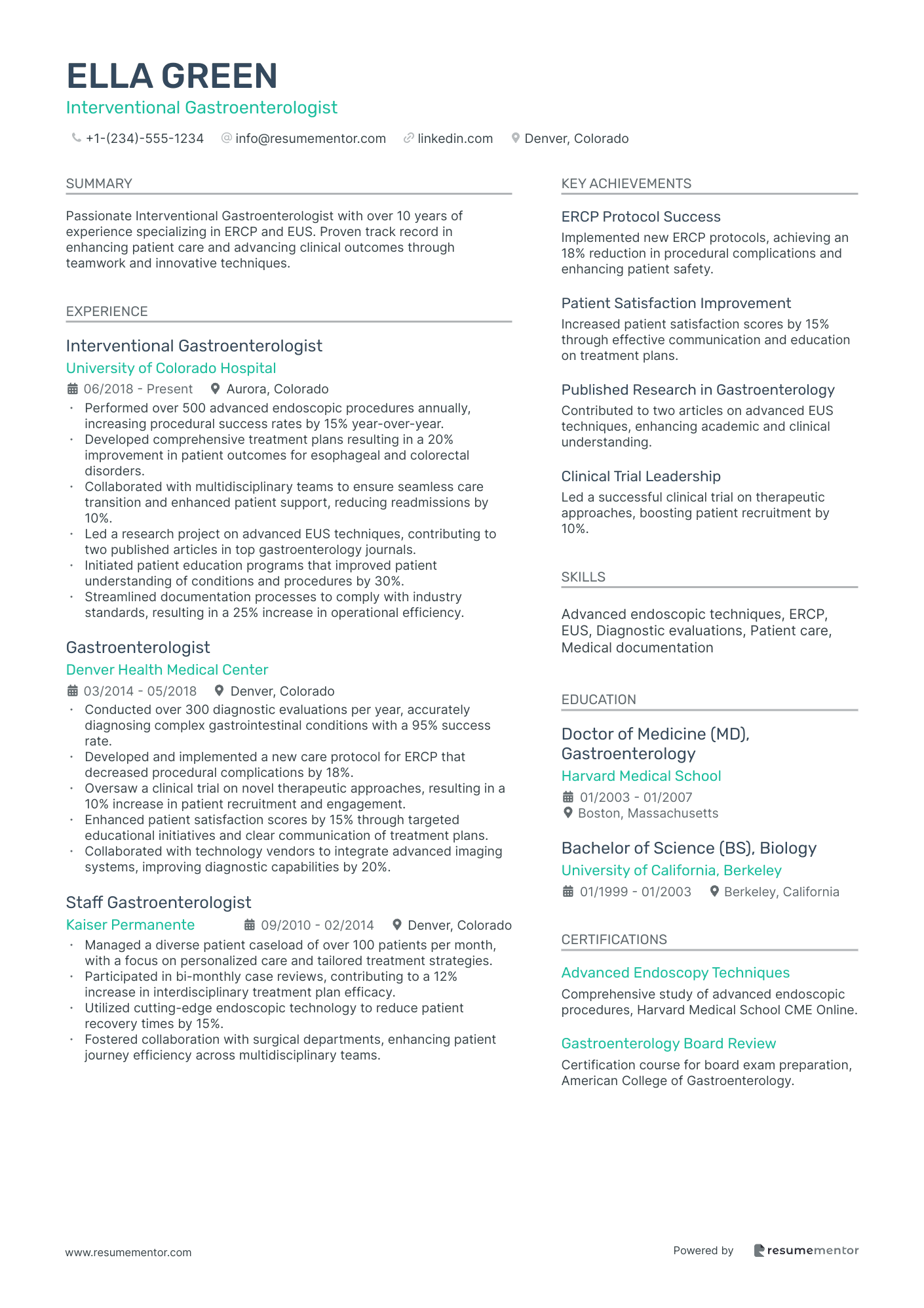 Interventional Gastroenterologist