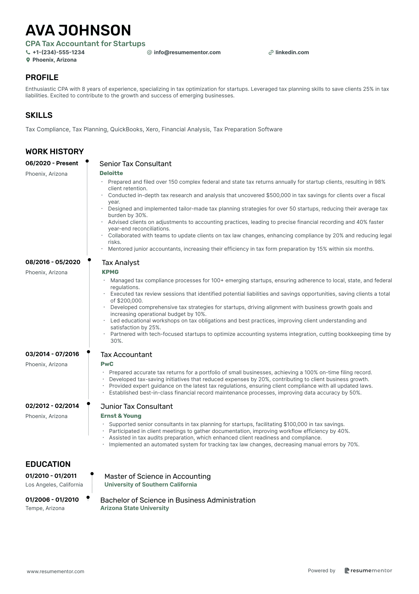 CPA Tax Accountant for Startups