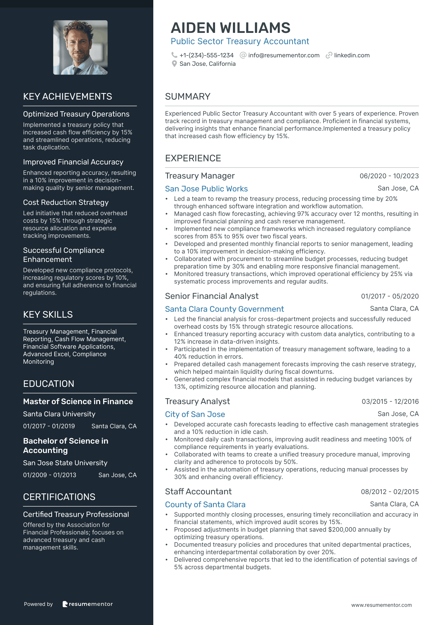 Public Sector Treasury Accountant
