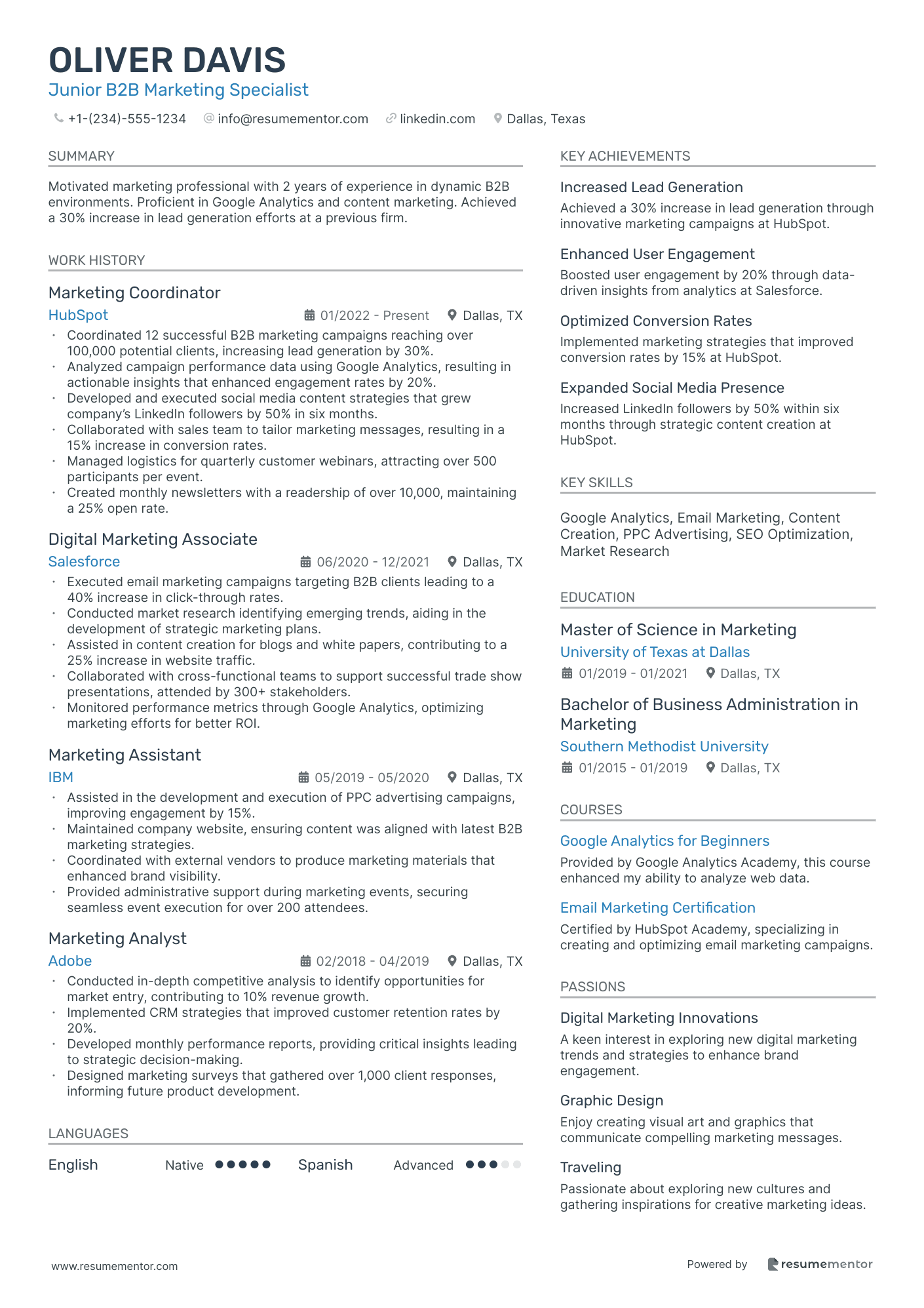 Junior B2B Marketing Specialist