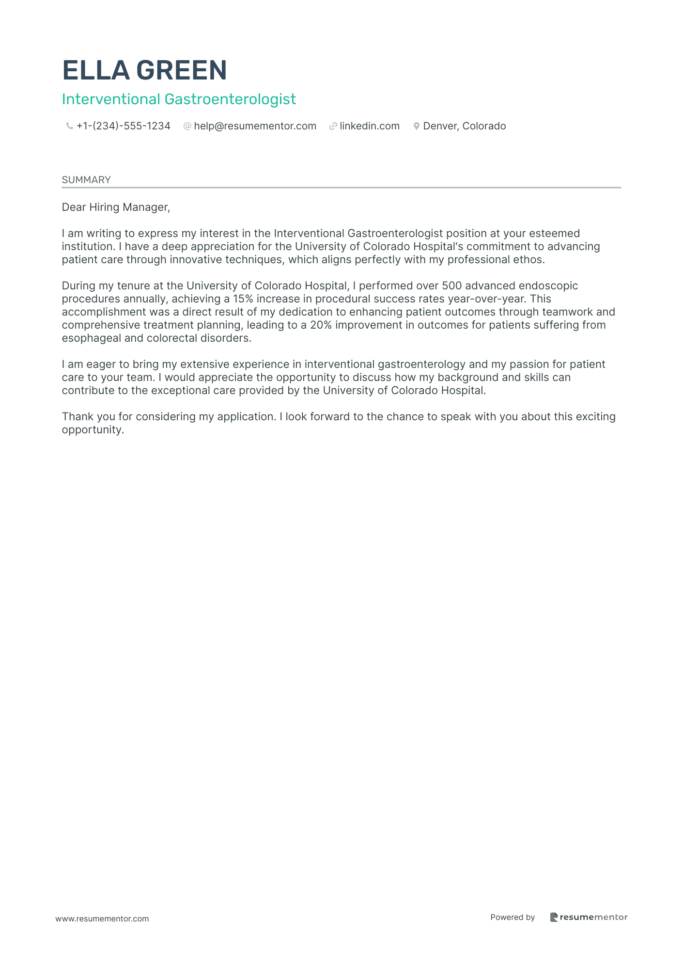 Interventional Gastroenterologist