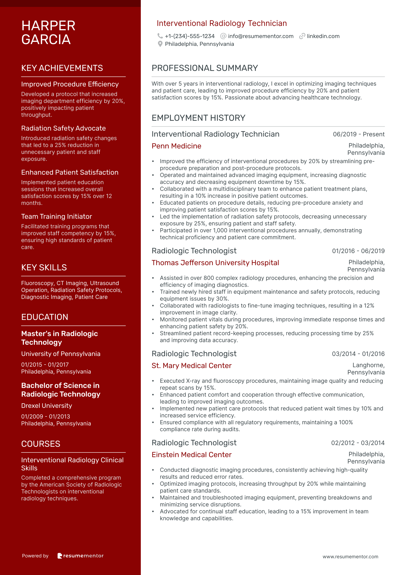 Interventional Radiology Technician