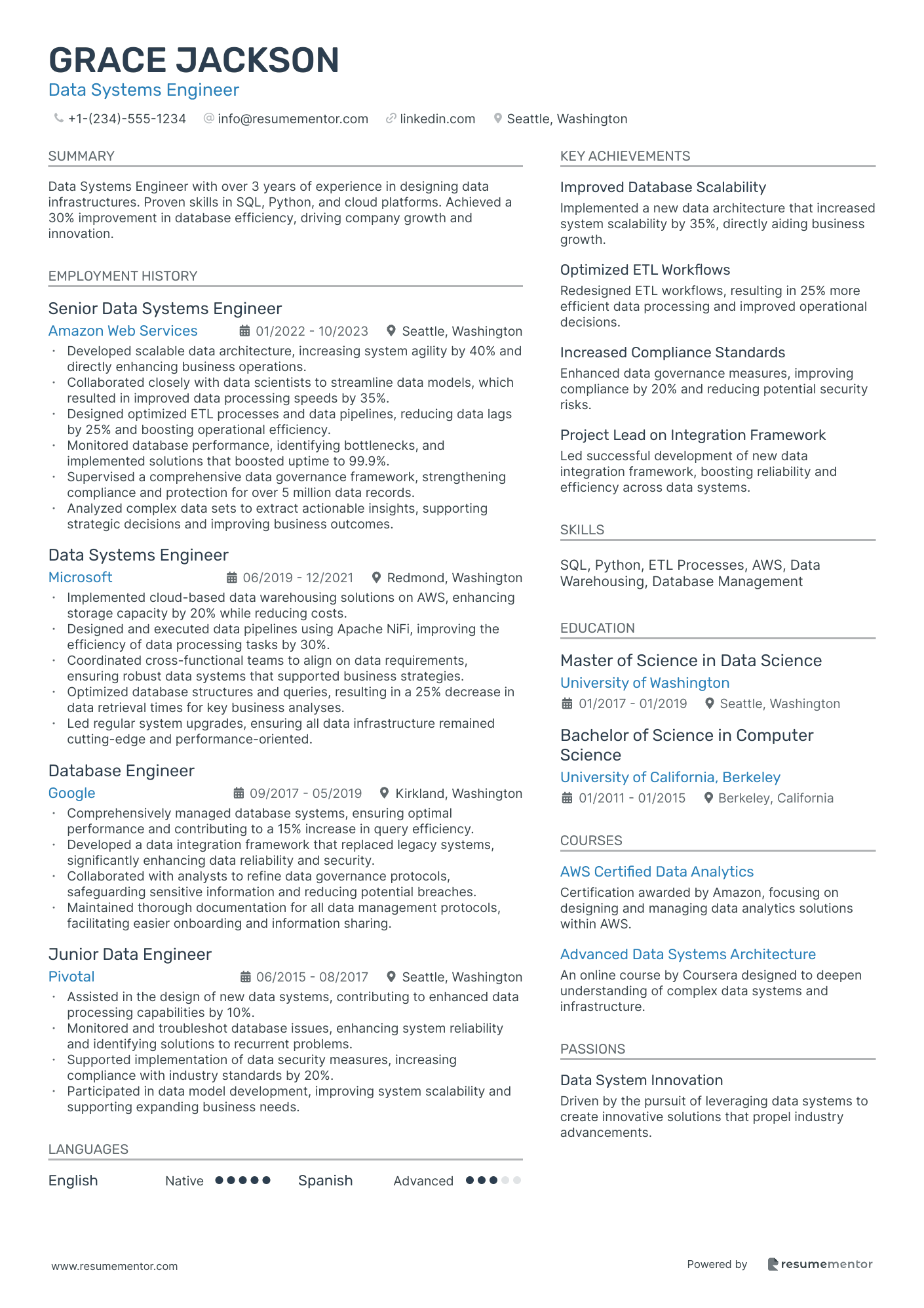 Data Systems Engineer