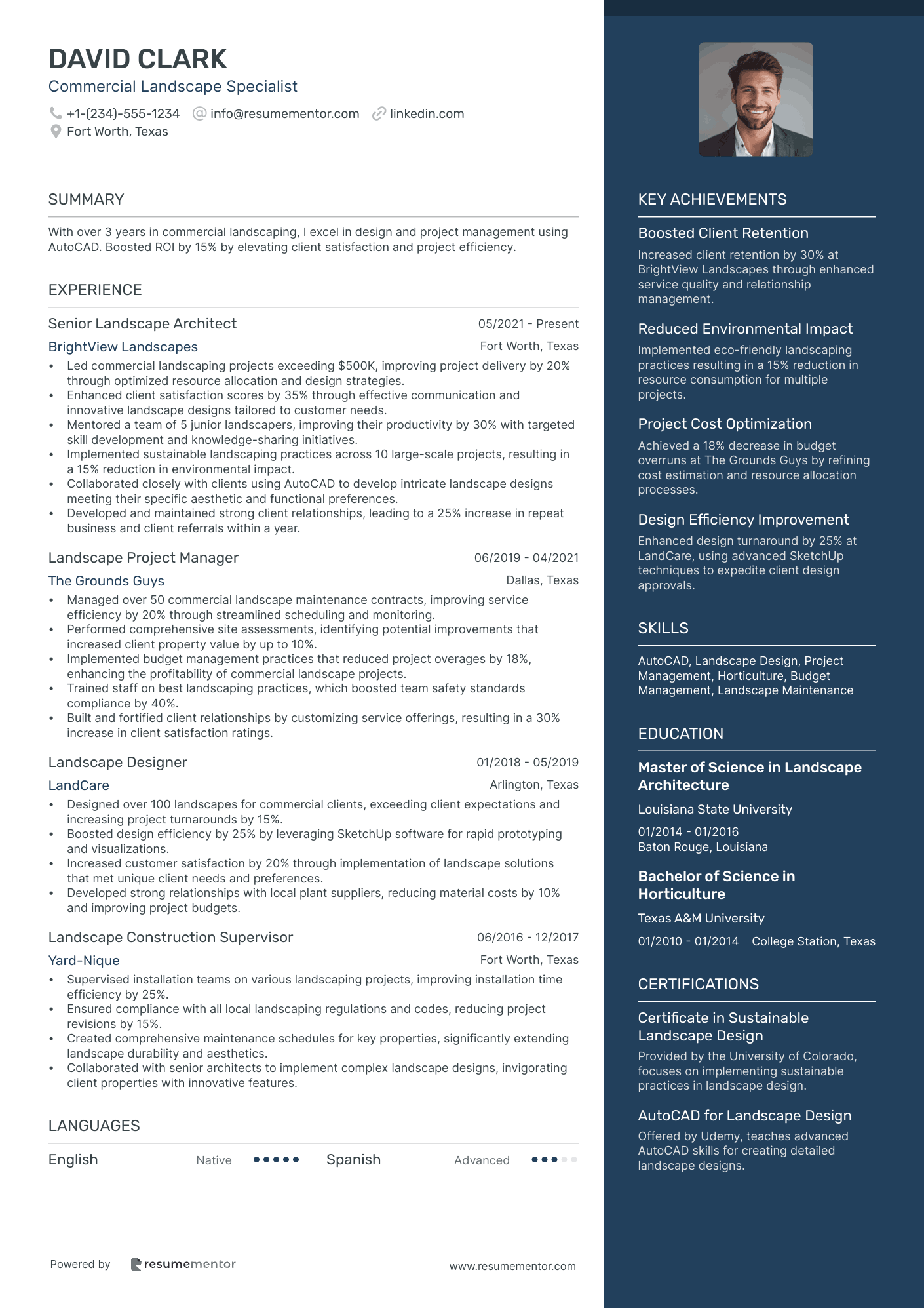 Commercial Landscape Specialist