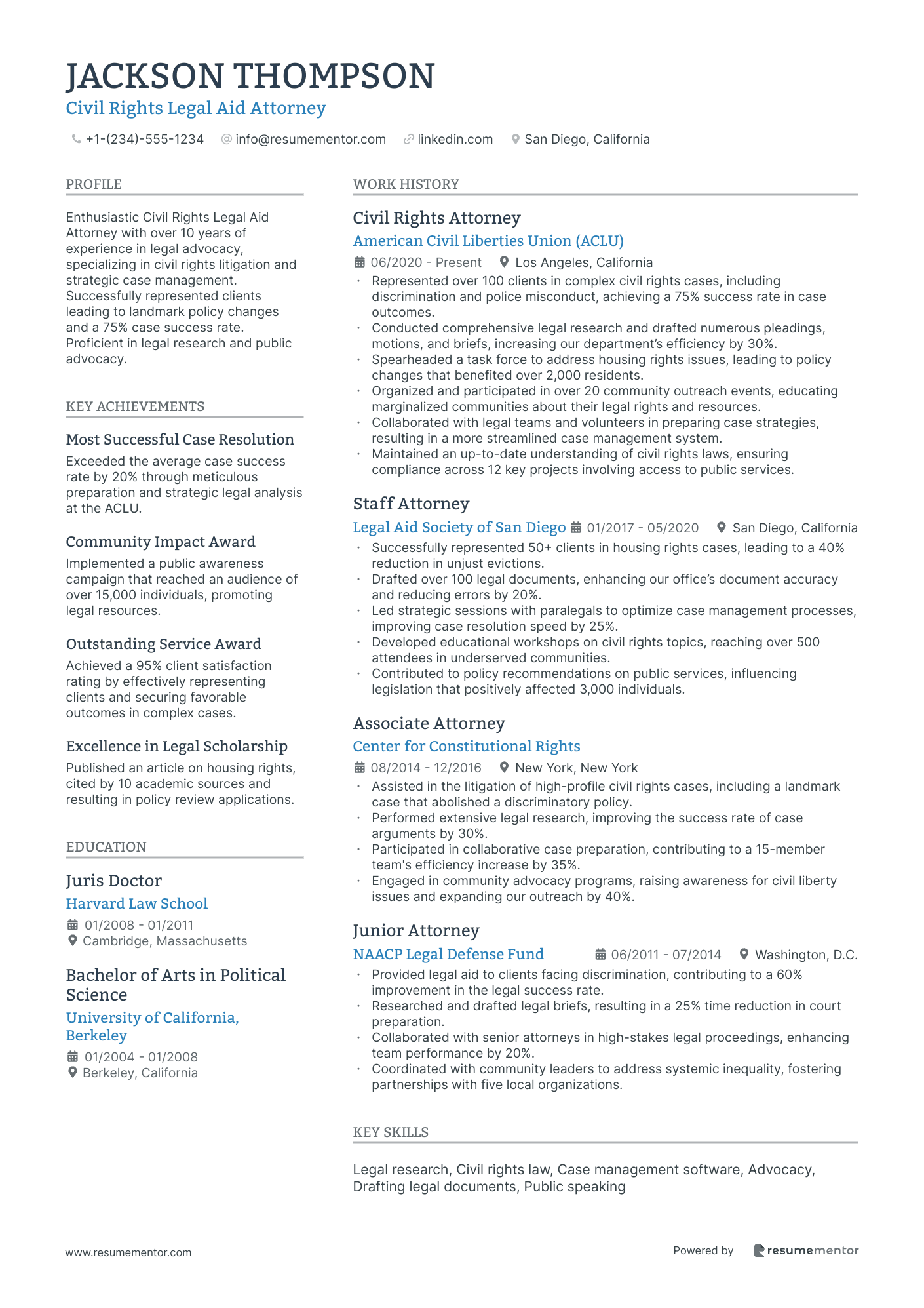 Civil Rights Legal Aid Attorney