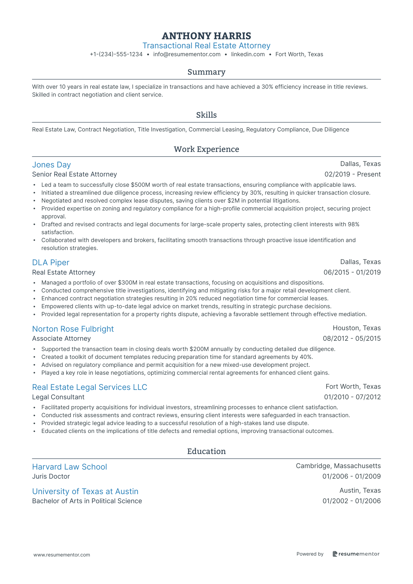Transactional Real Estate Attorney
