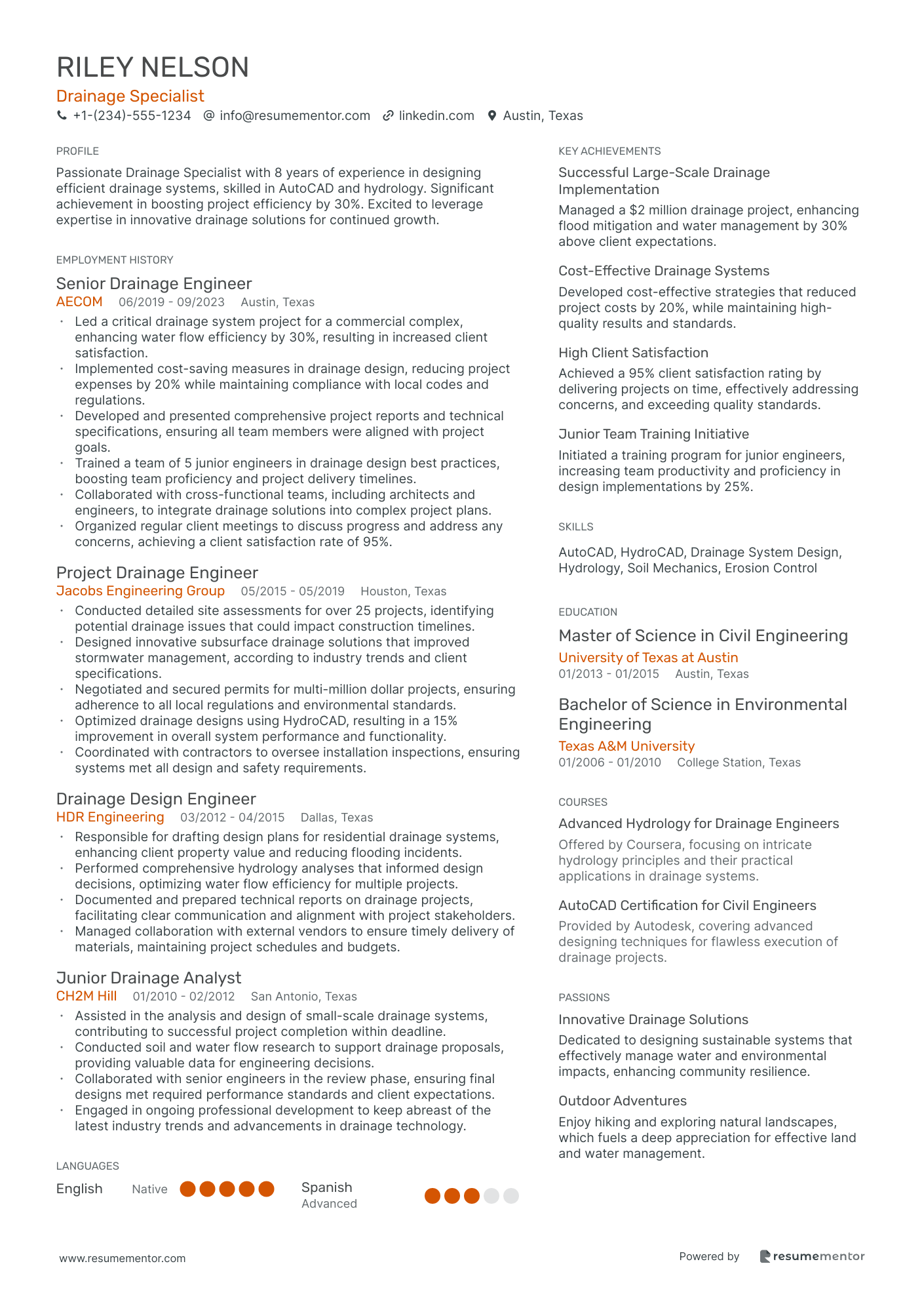 Drainage Specialist