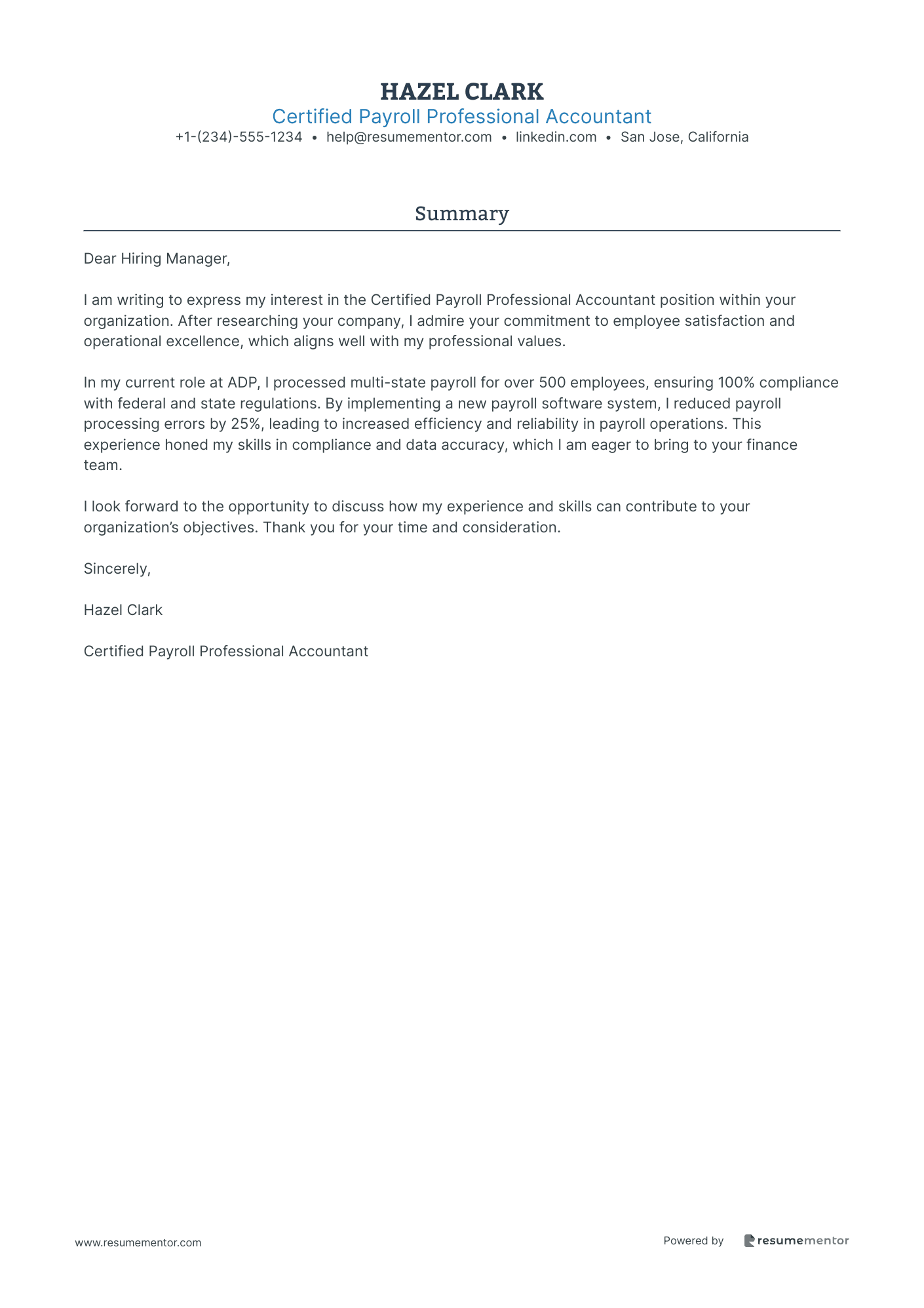 Certified Payroll Professional Accountant