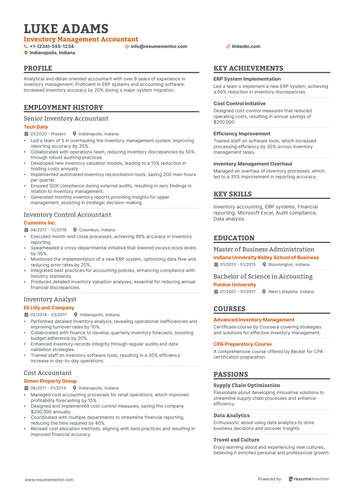 Inventory Management Accountant