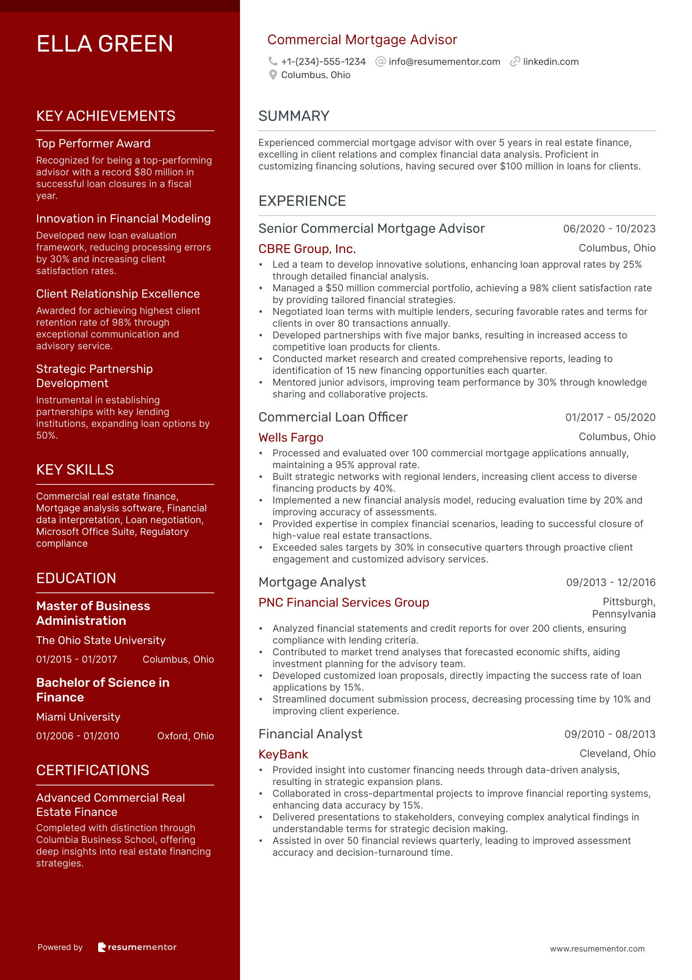 Commercial Mortgage Advisor