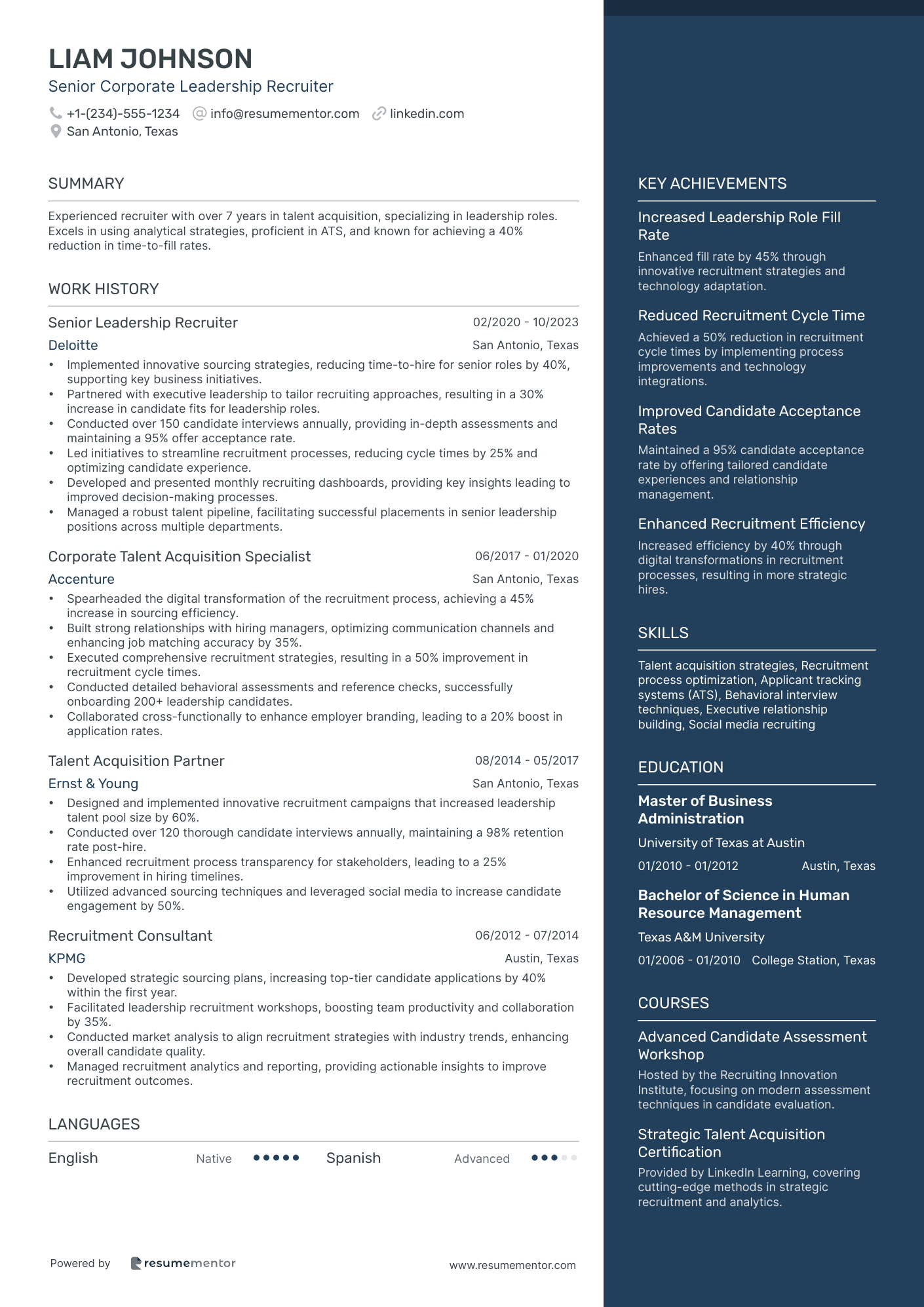 Senior Corporate Leadership Recruiter