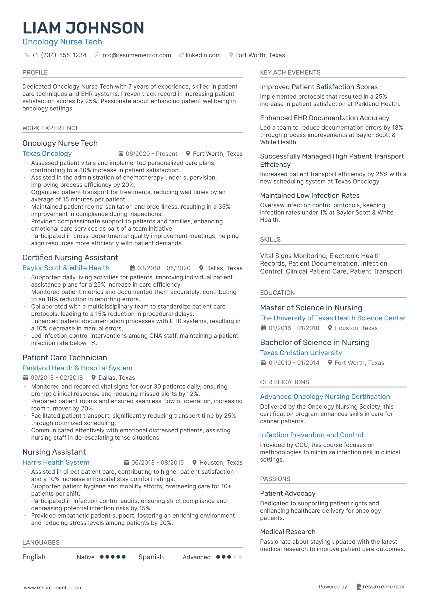 Oncology Nurse Tech