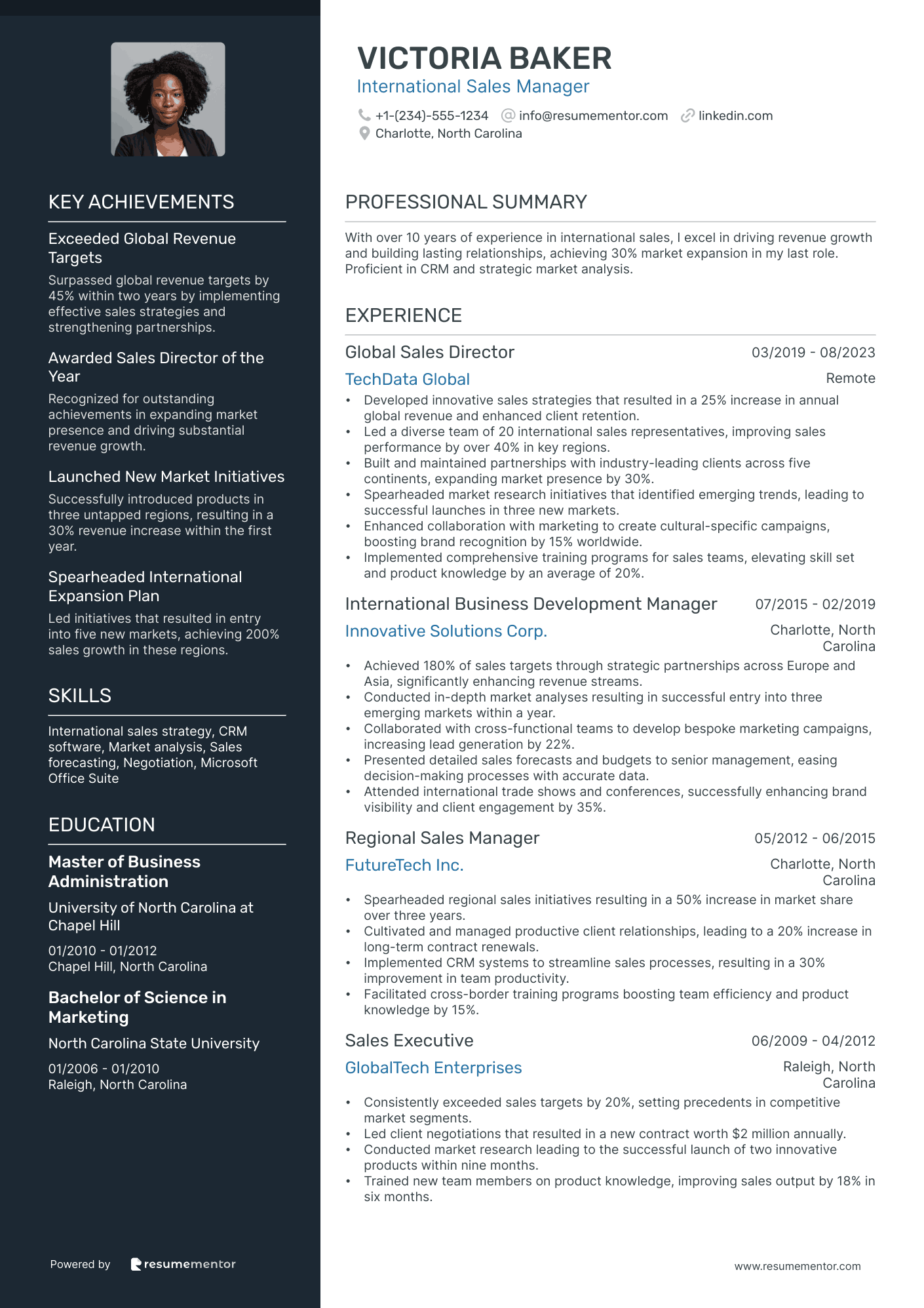 International Sales Manager