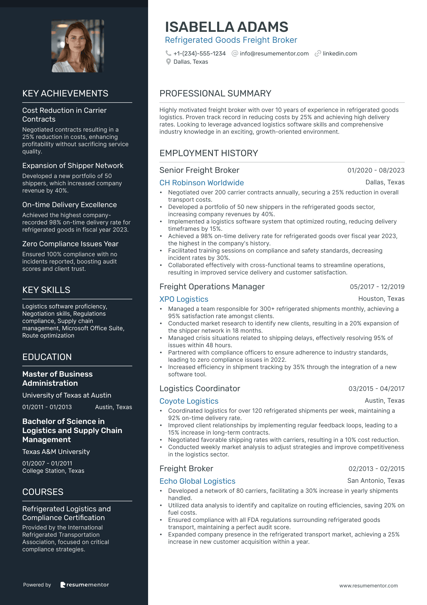 Refrigerated Goods Freight Broker
