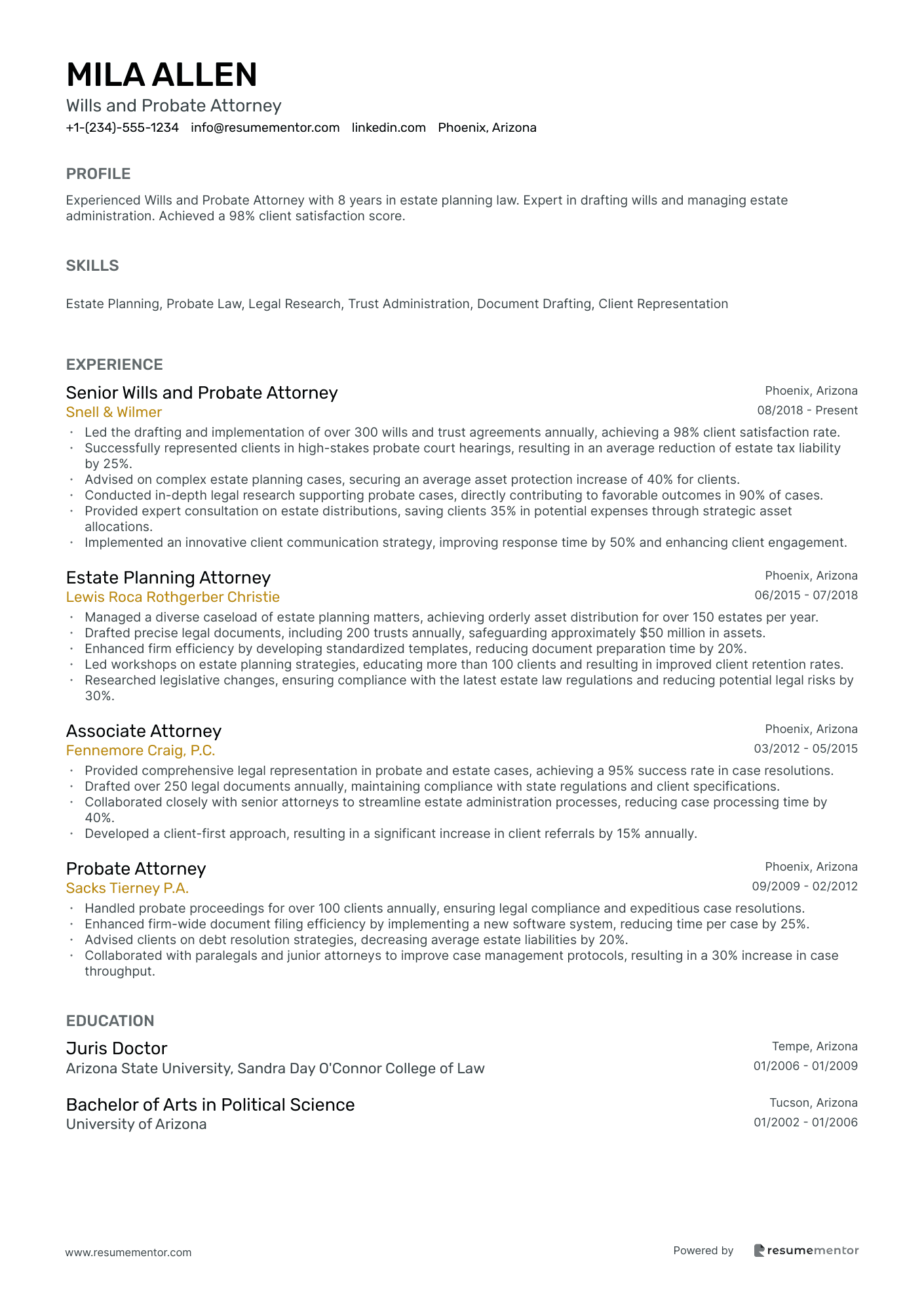 Wills and Probate Attorney