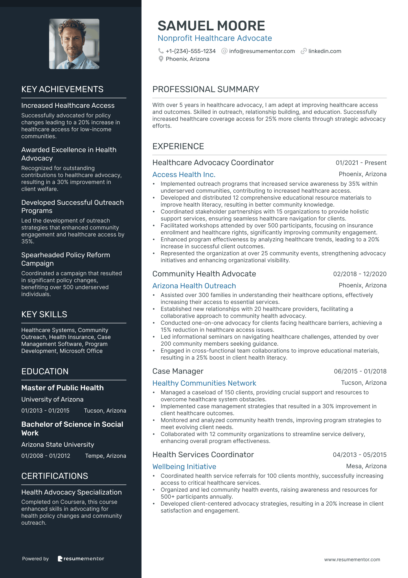 Nonprofit Healthcare Advocate