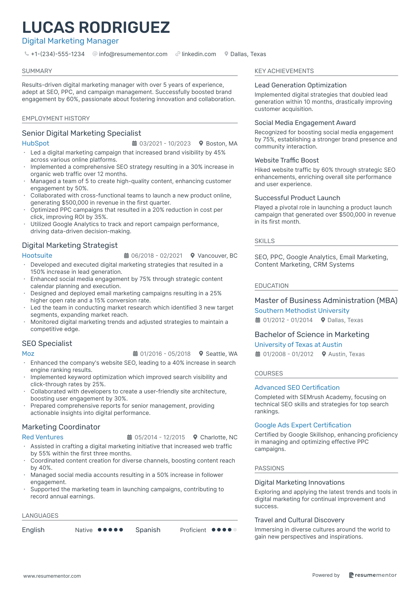 Digital Marketing Manager