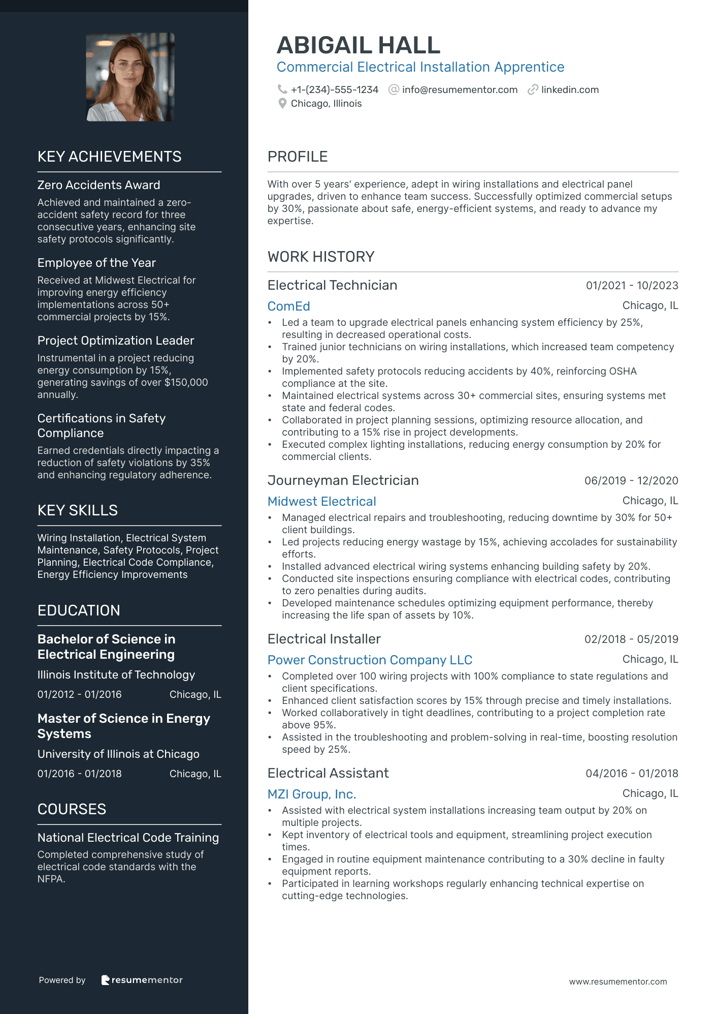 Commercial Electrical Installation Apprentice