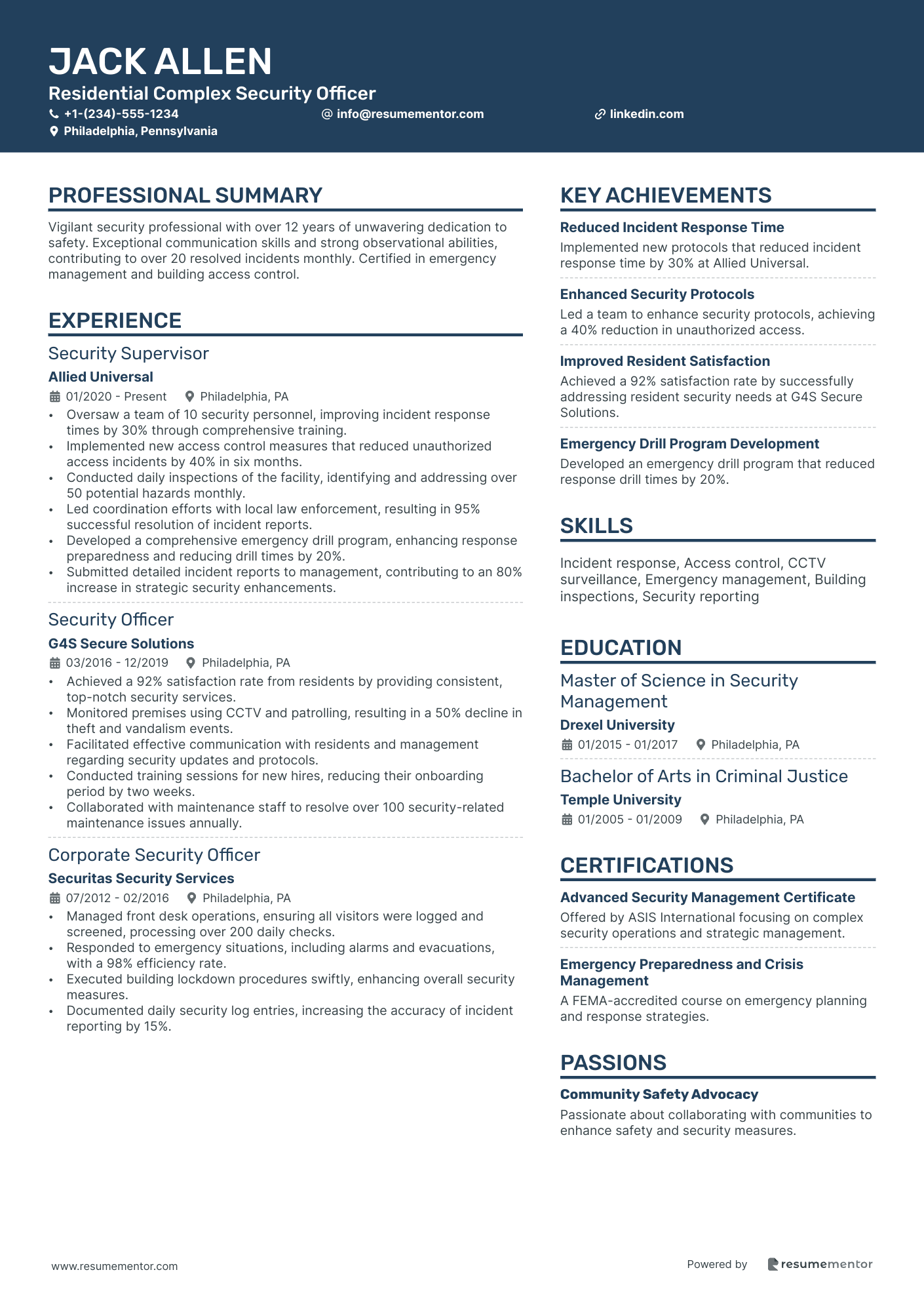 Residential Complex Security Officer