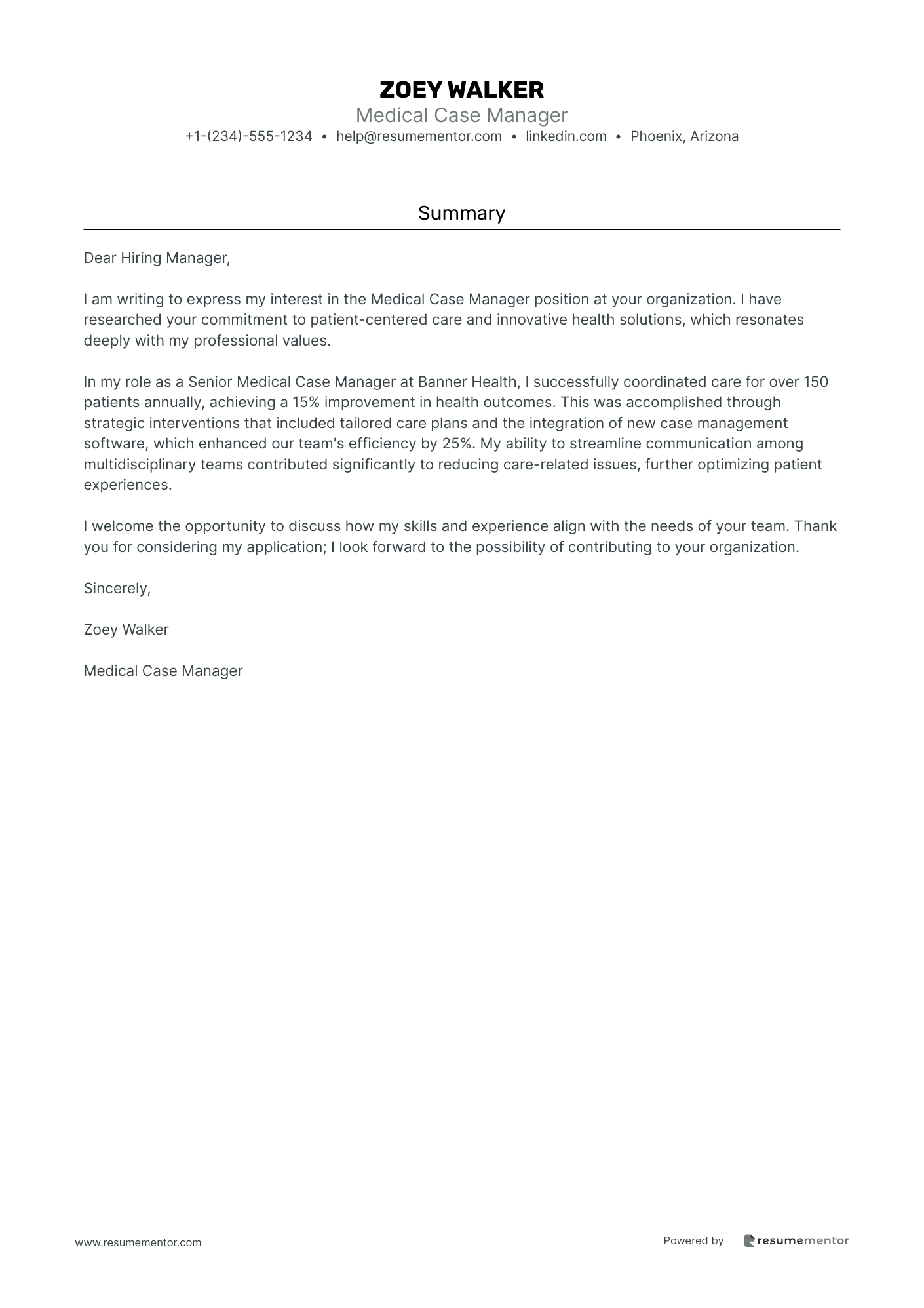 Medical Case Manager