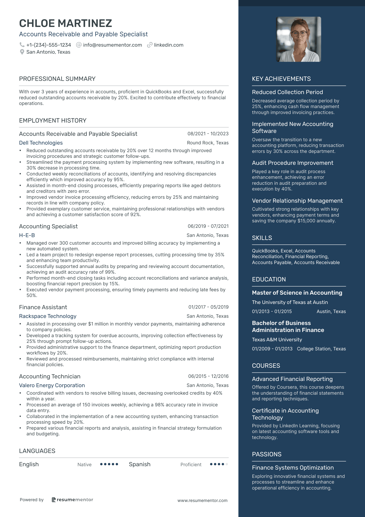 Accounts Receivable and Payable Specialist