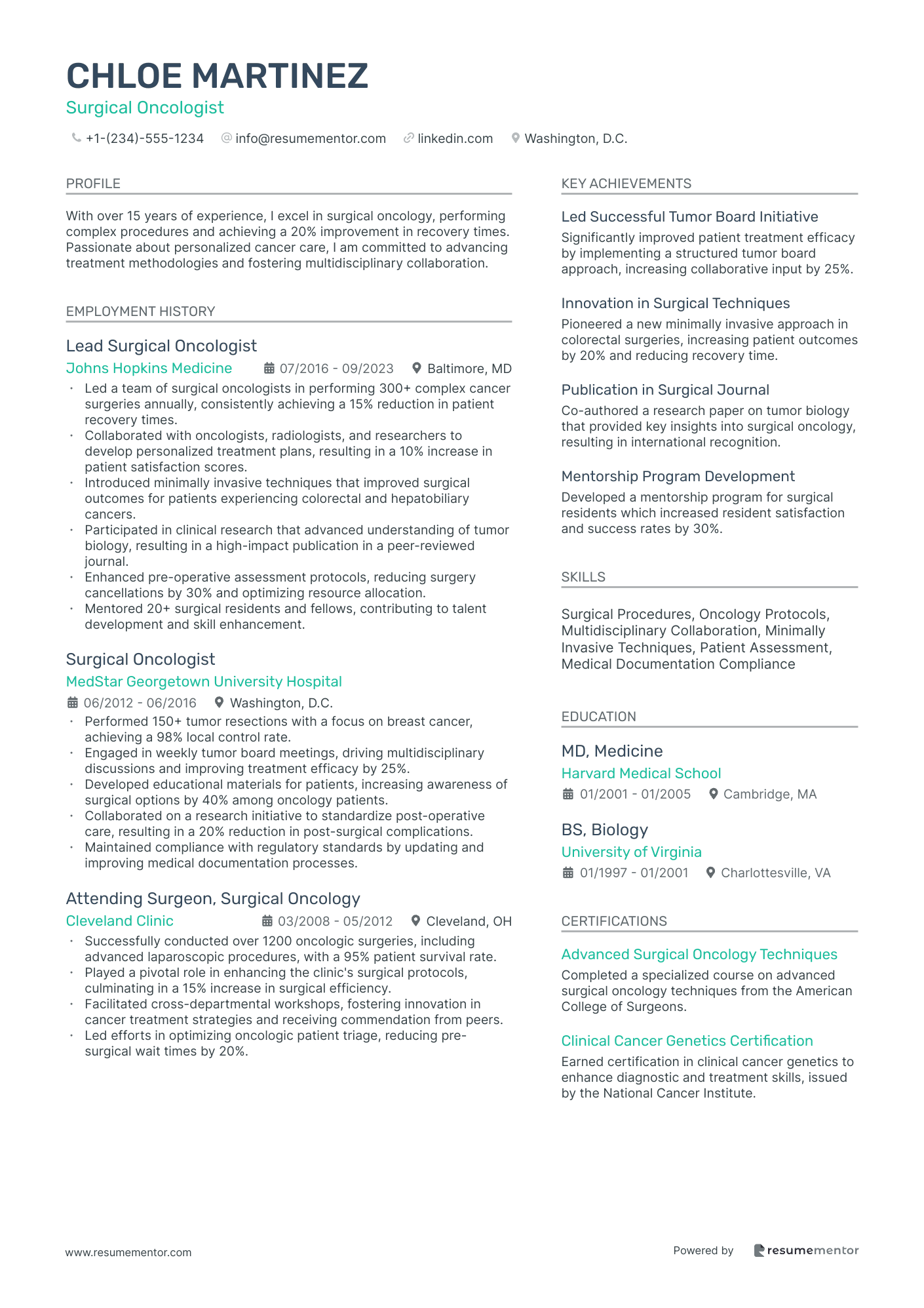 Surgical Oncologist