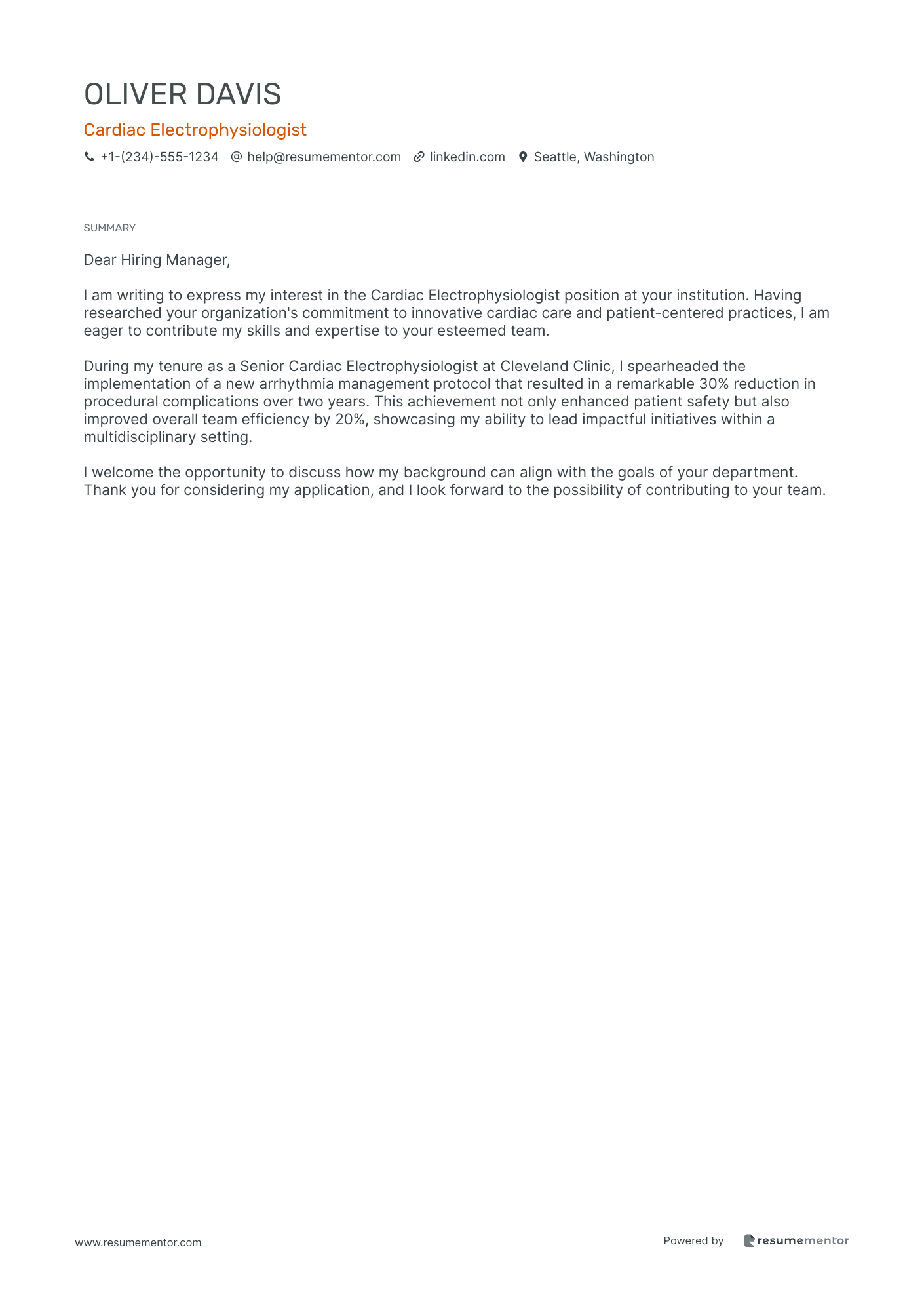 Cardiac Electrophysiologist