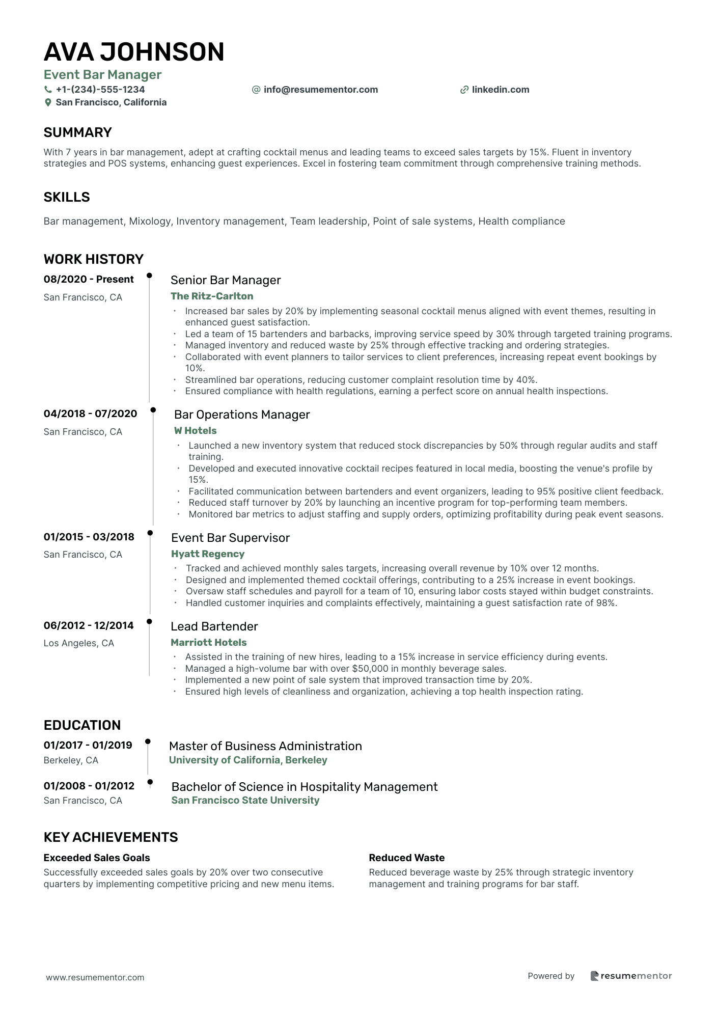 Event Bar Manager