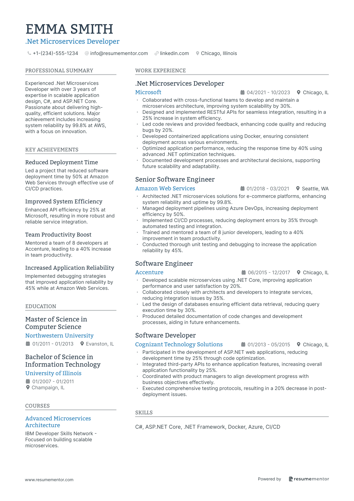 .Net Microservices Developer