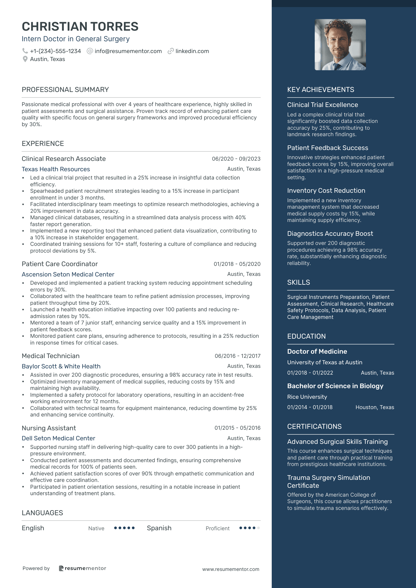 Intern Doctor in General Surgery