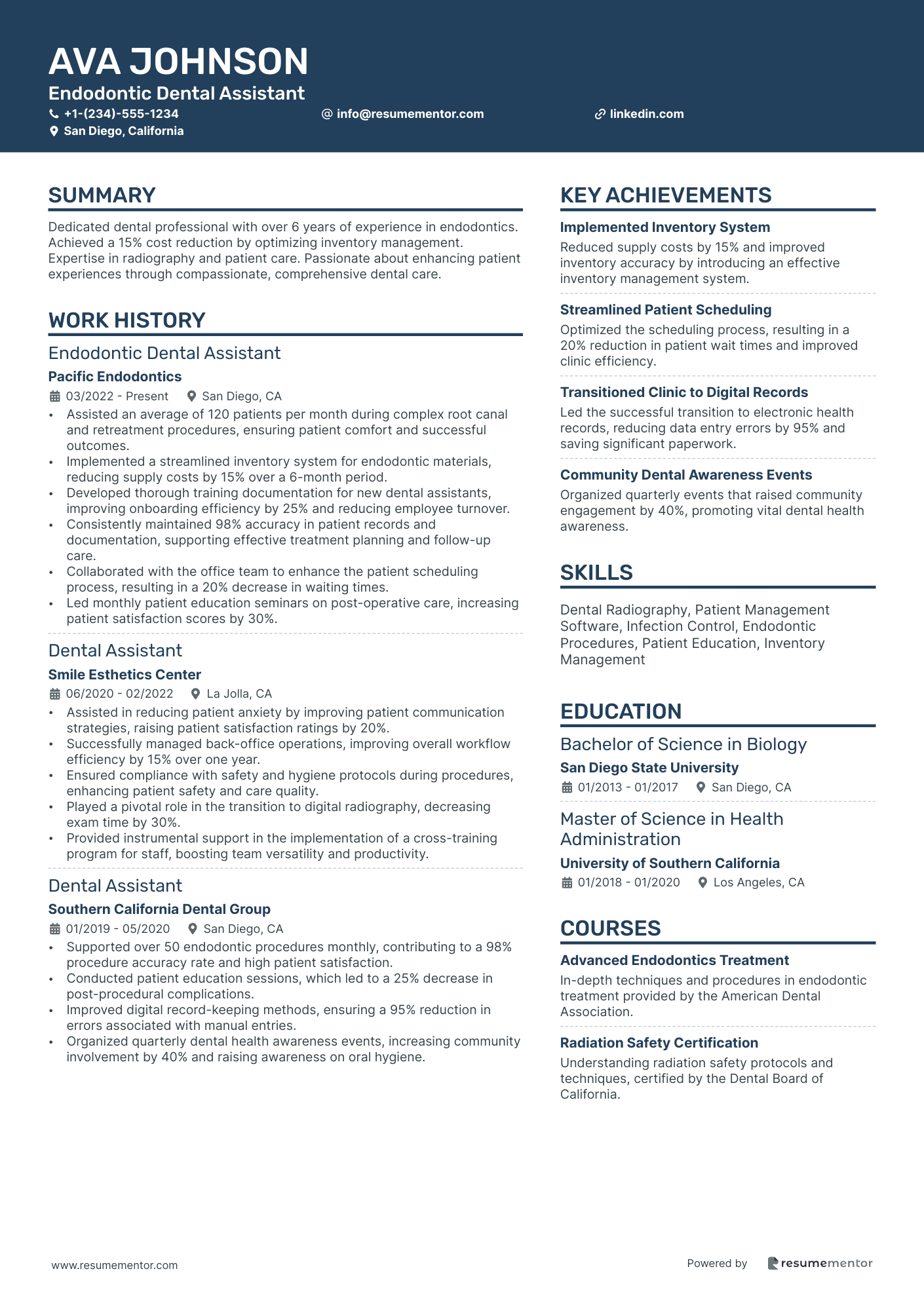Endodontic Dental Assistant