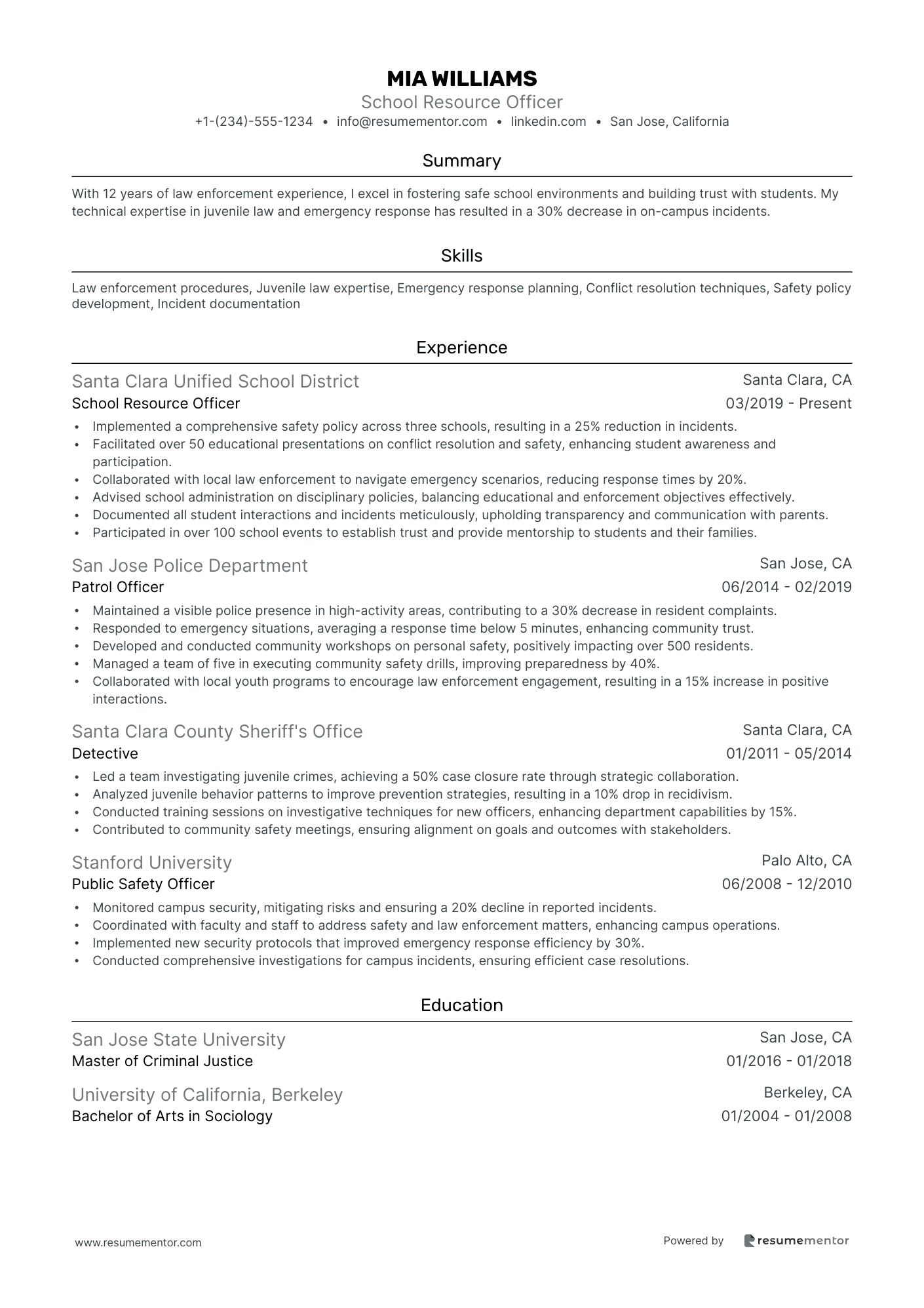 School Resource Officer