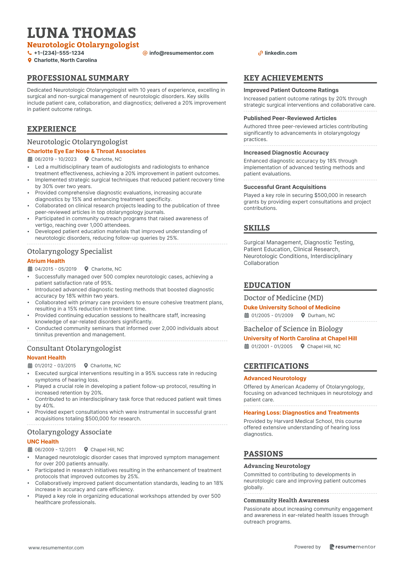 Neurotologic Otolaryngologist