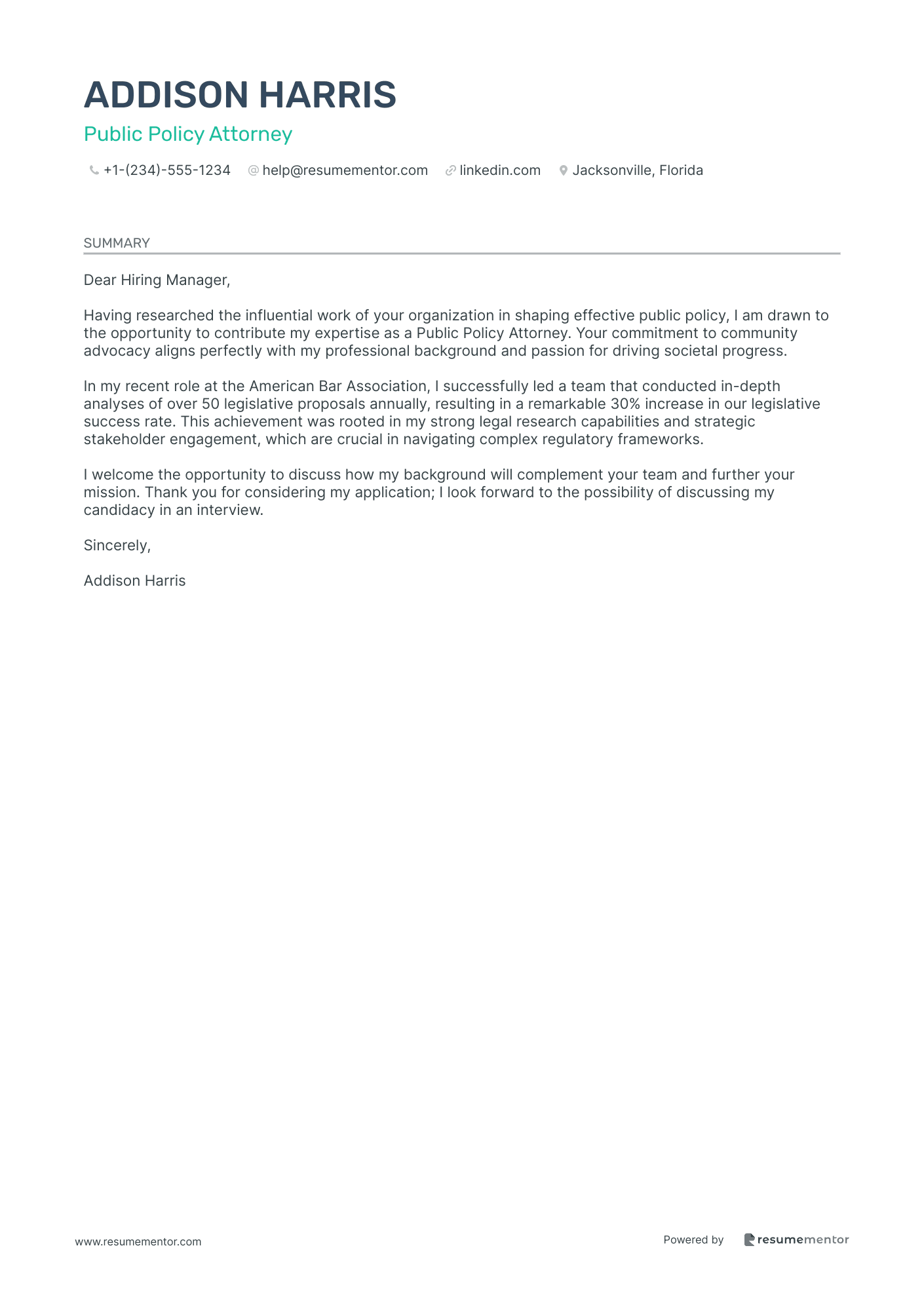 Public Policy Attorney