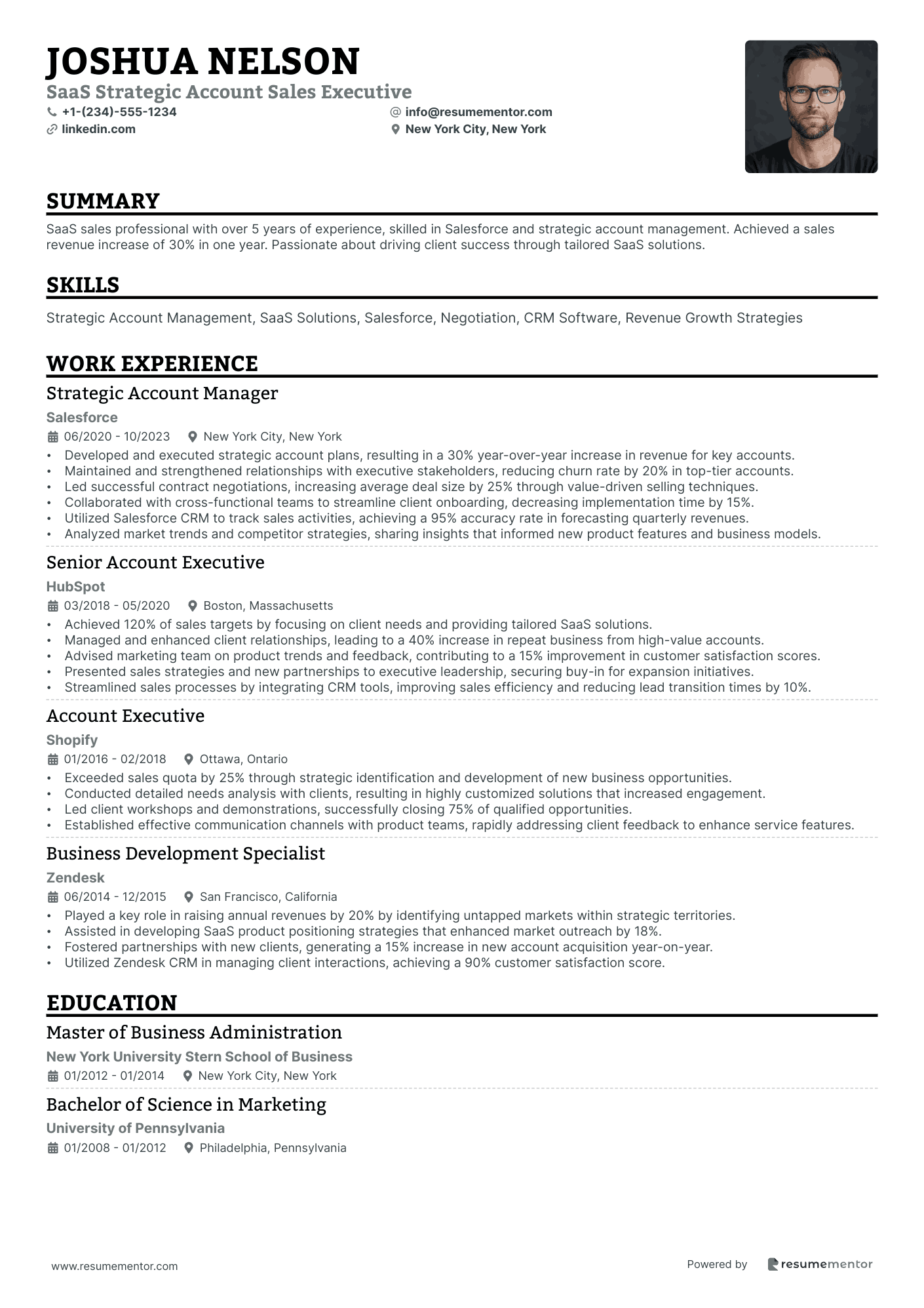 SaaS Strategic Account Sales Executive
