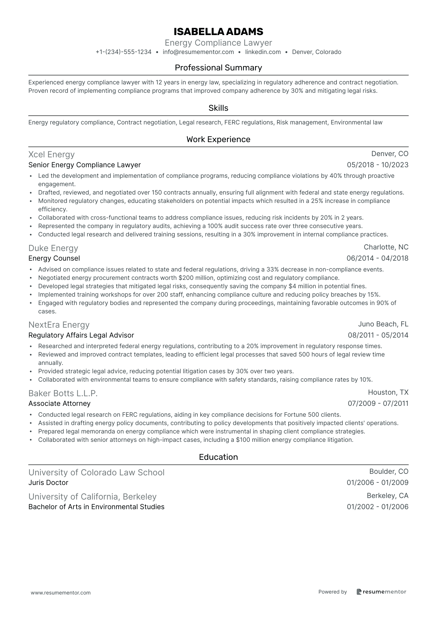 Energy Compliance Lawyer