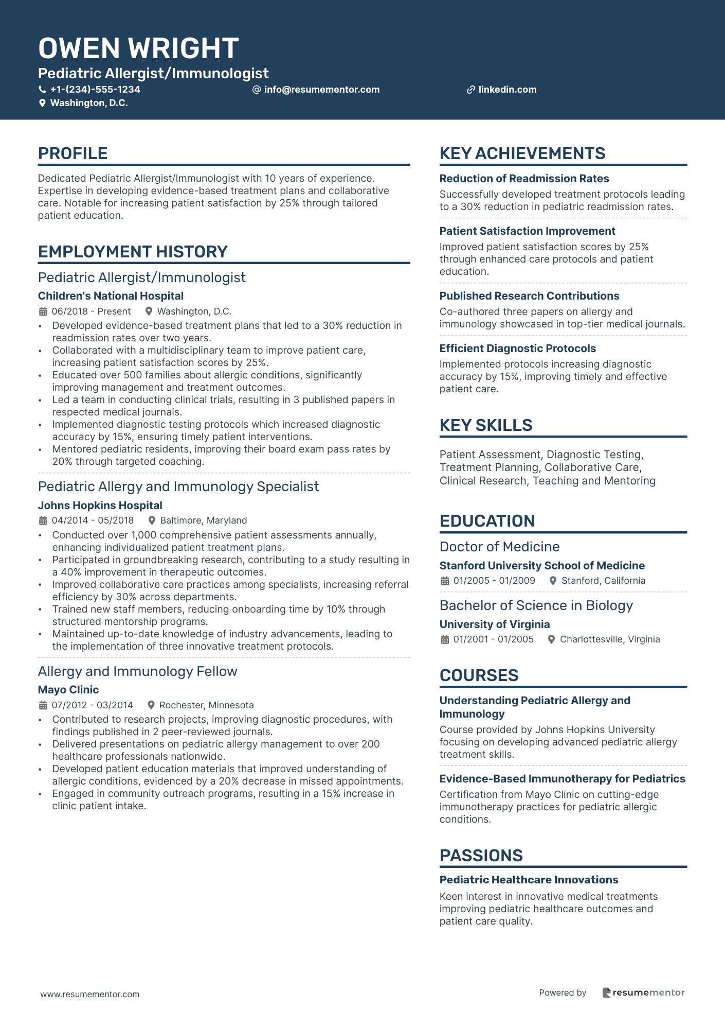 Pediatric Allergist/Immunologist