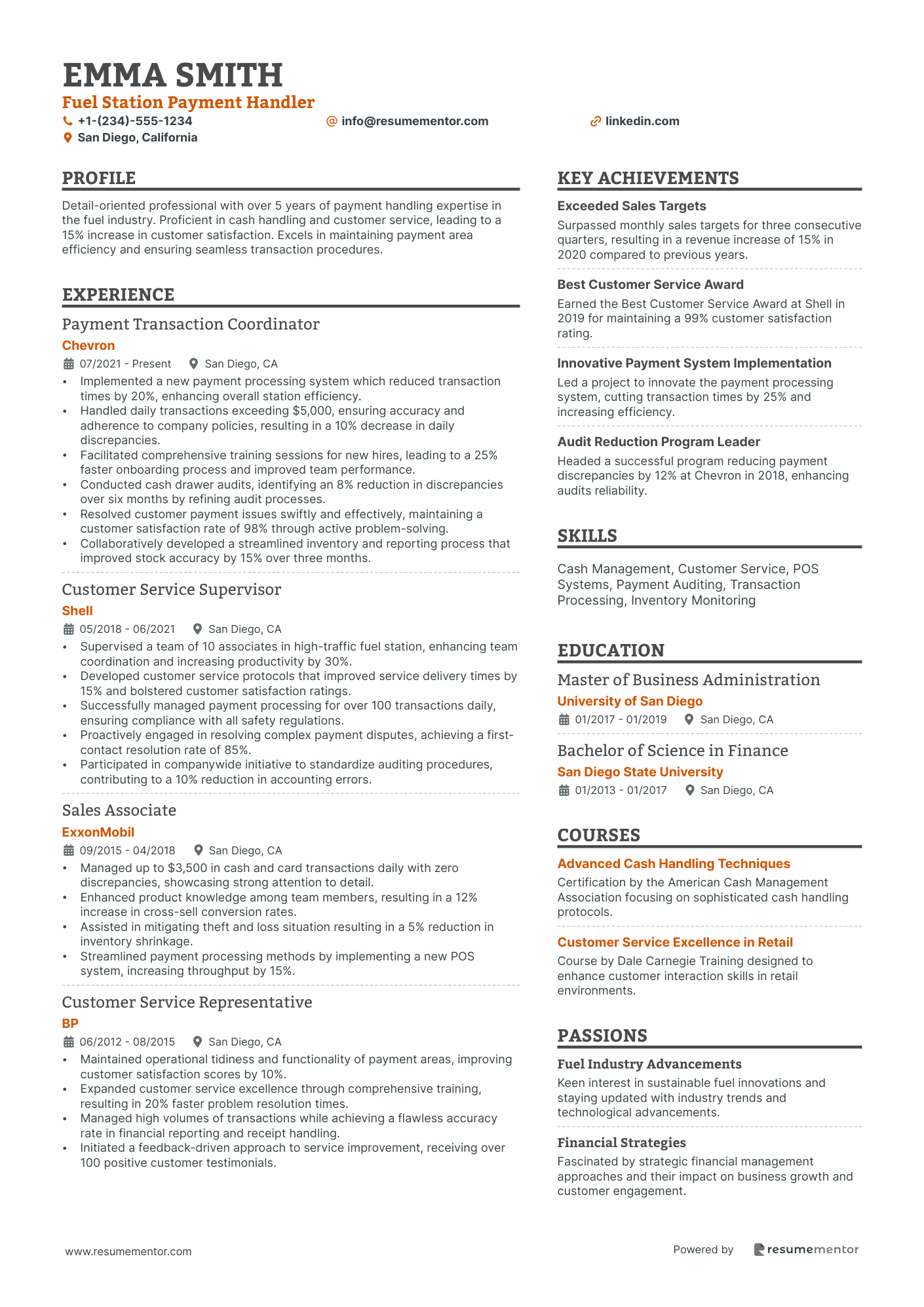 Fuel Station Payment Handler