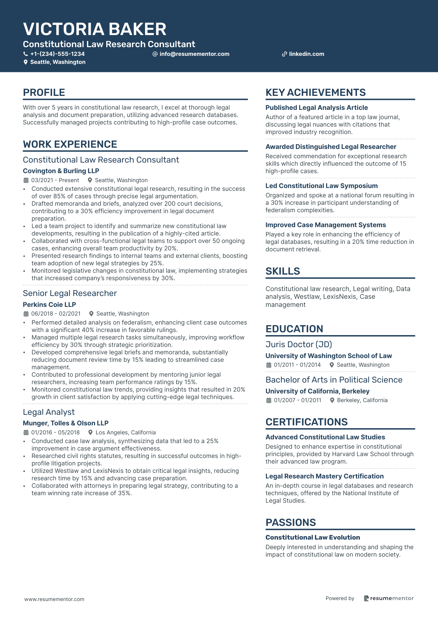 Constitutional Law Research Consultant