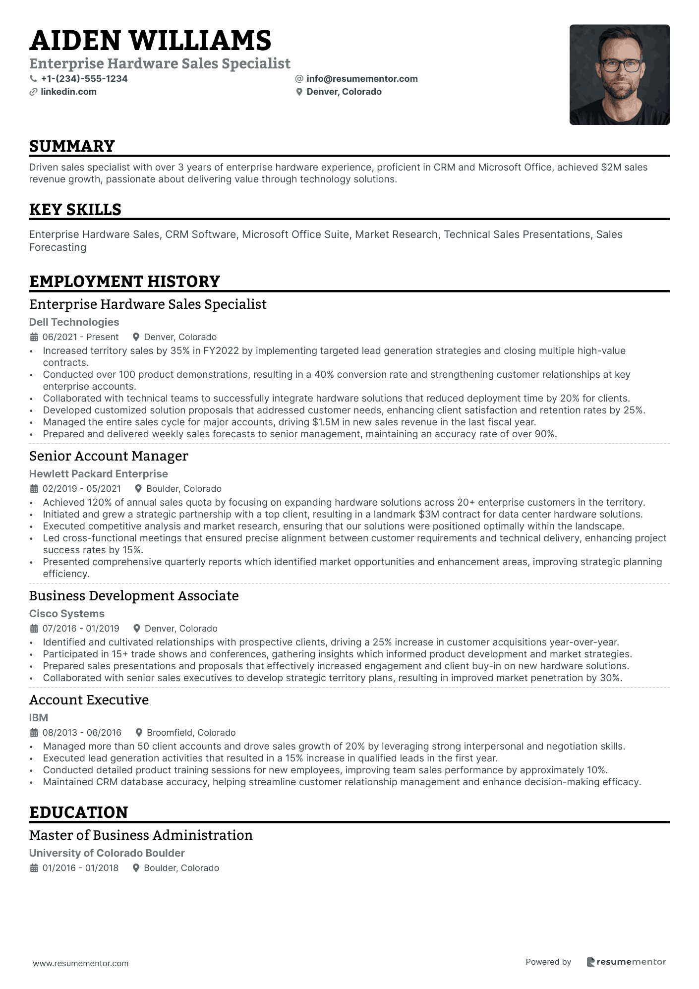 Enterprise Hardware Sales Specialist