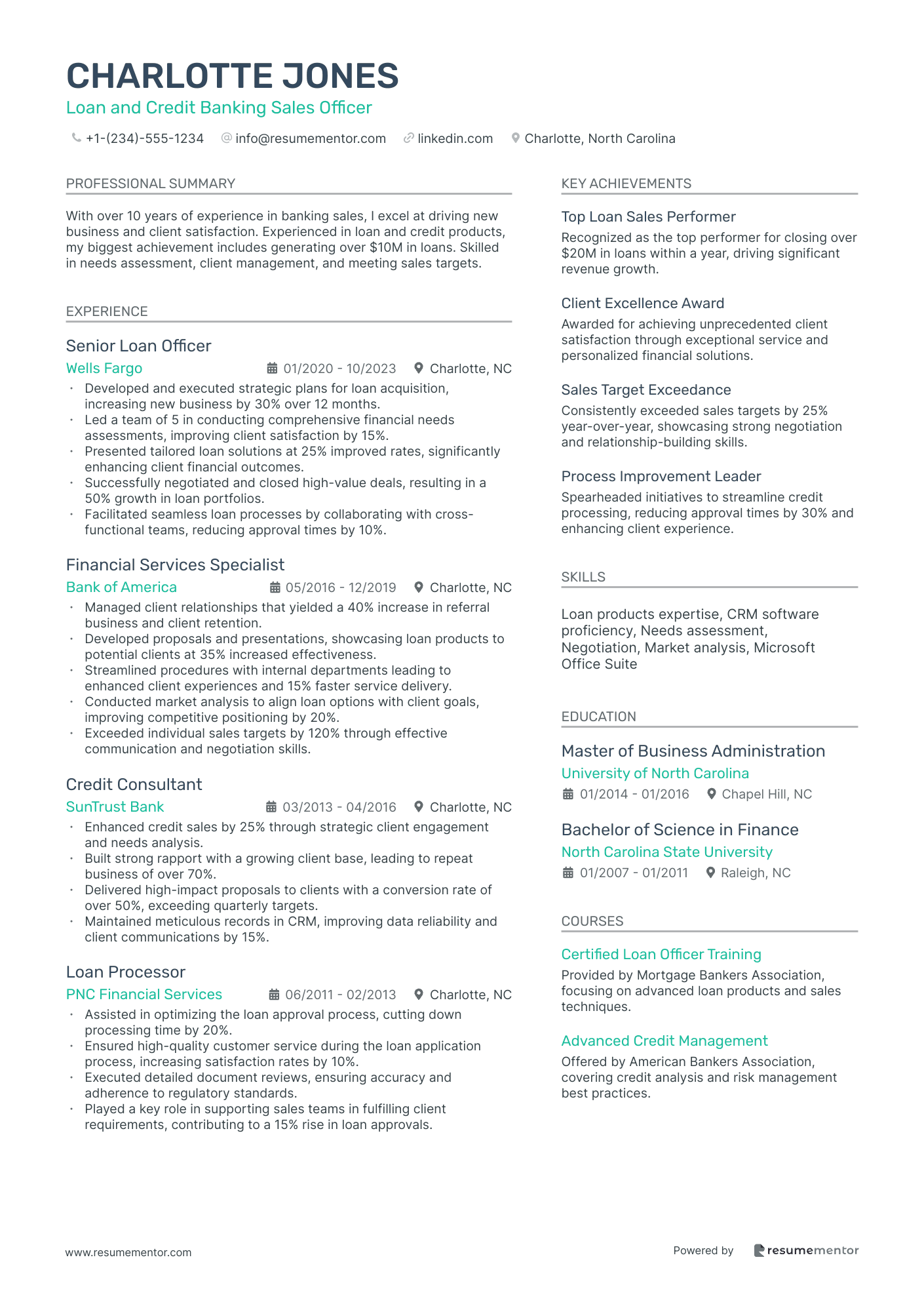 Loan and Credit Banking Sales Officer