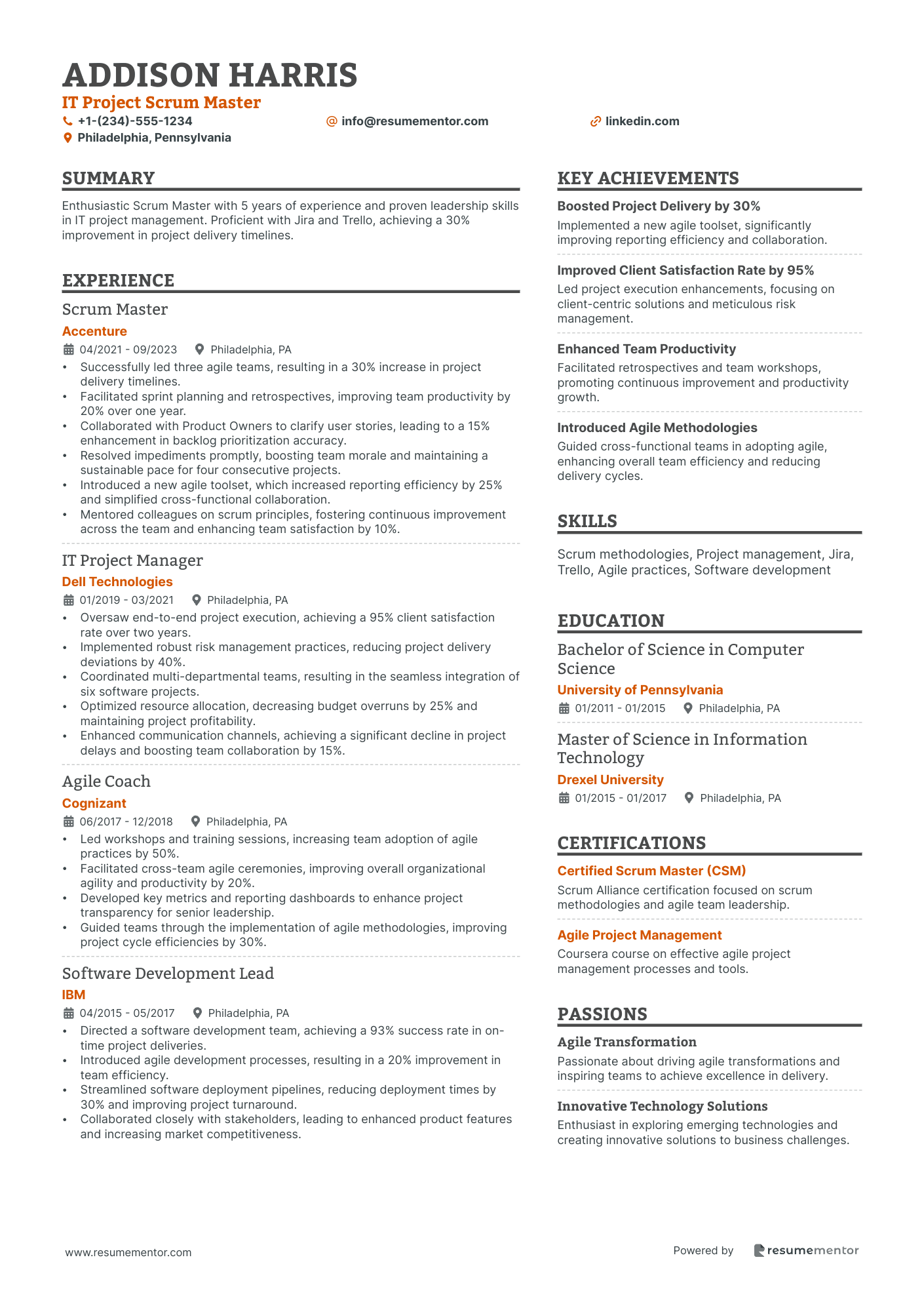 IT Project Scrum Master