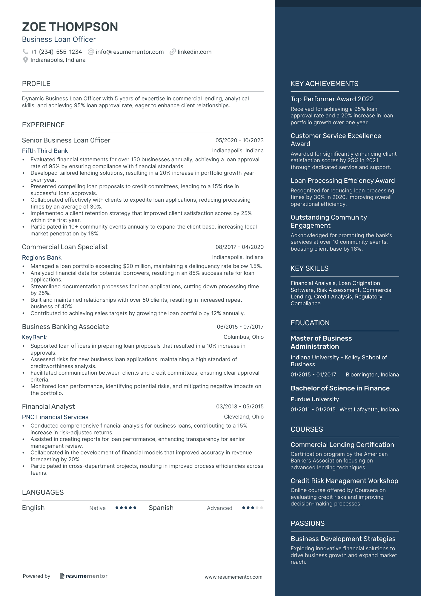 Business Loan Officer