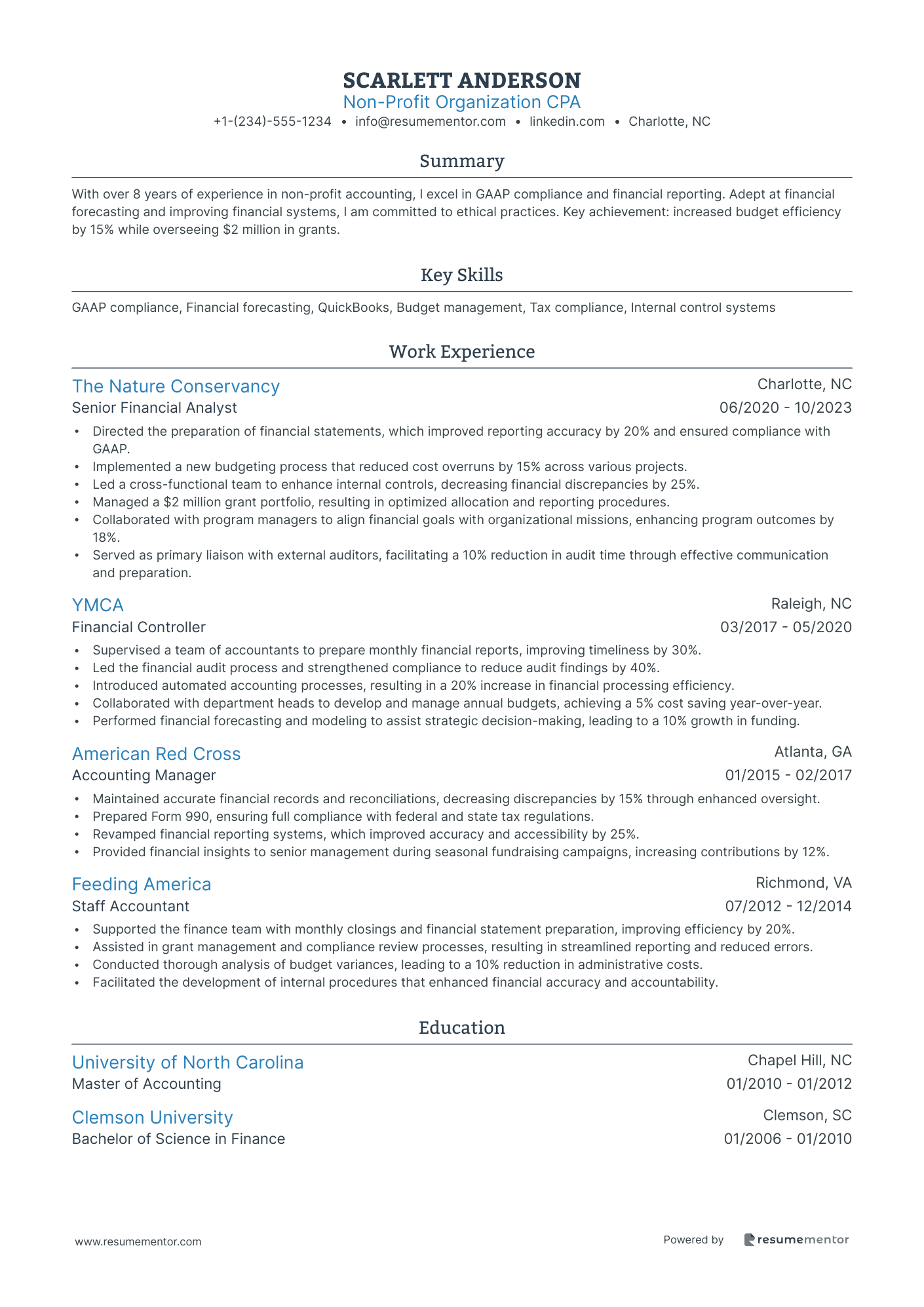 Non Profit Organization CPA