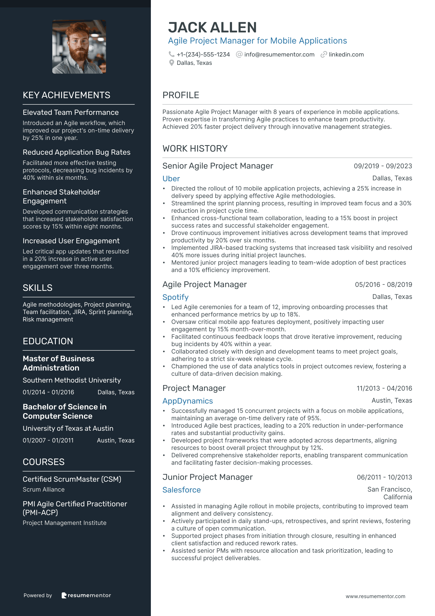 Agile Project Manager for Mobile Applications