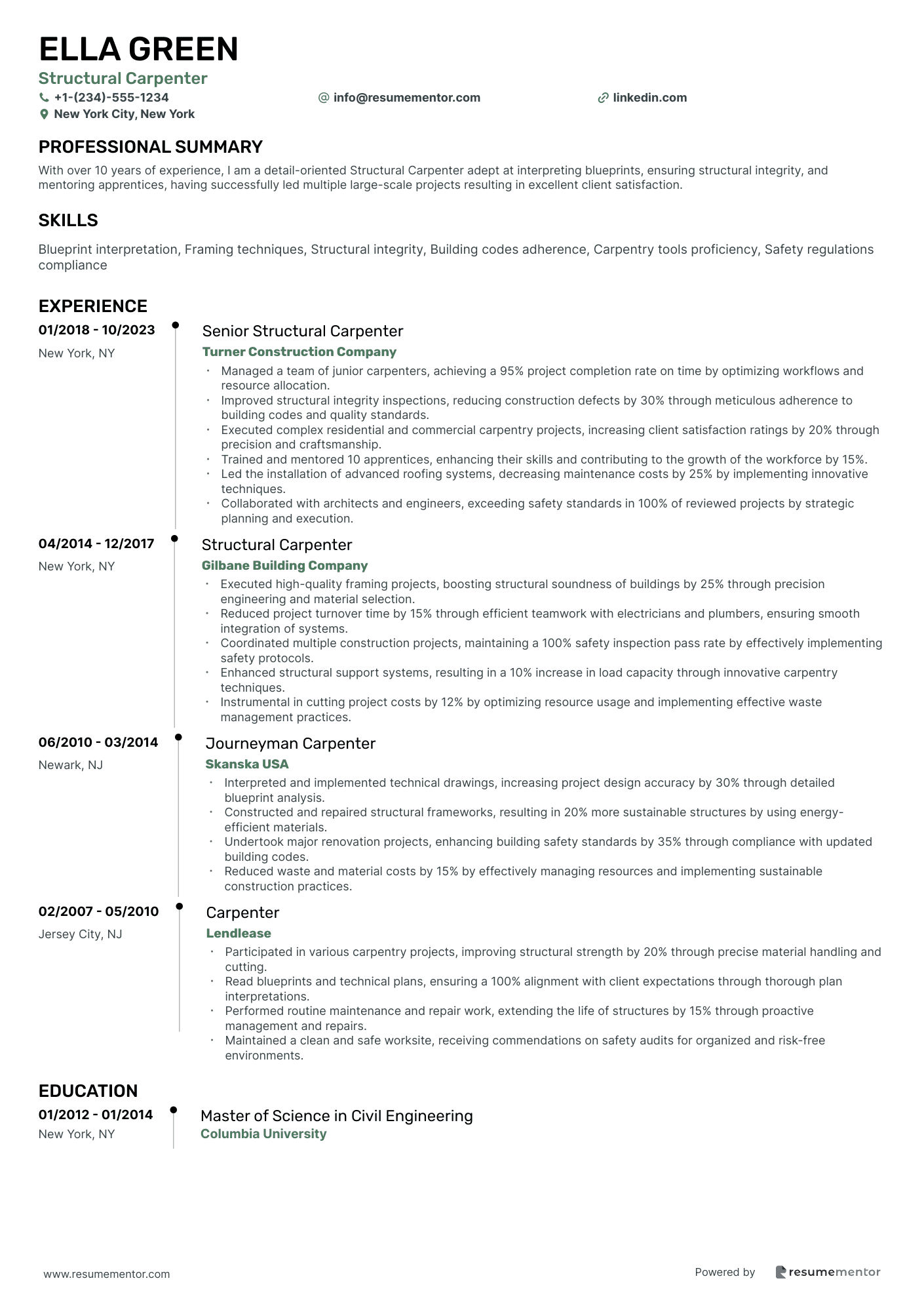 Structural Carpenter